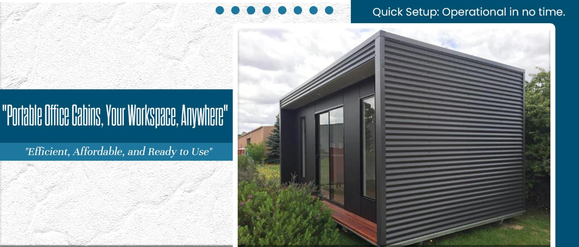 How Portable Labour Cabin Manufacturers Support Modern Industrial Needs