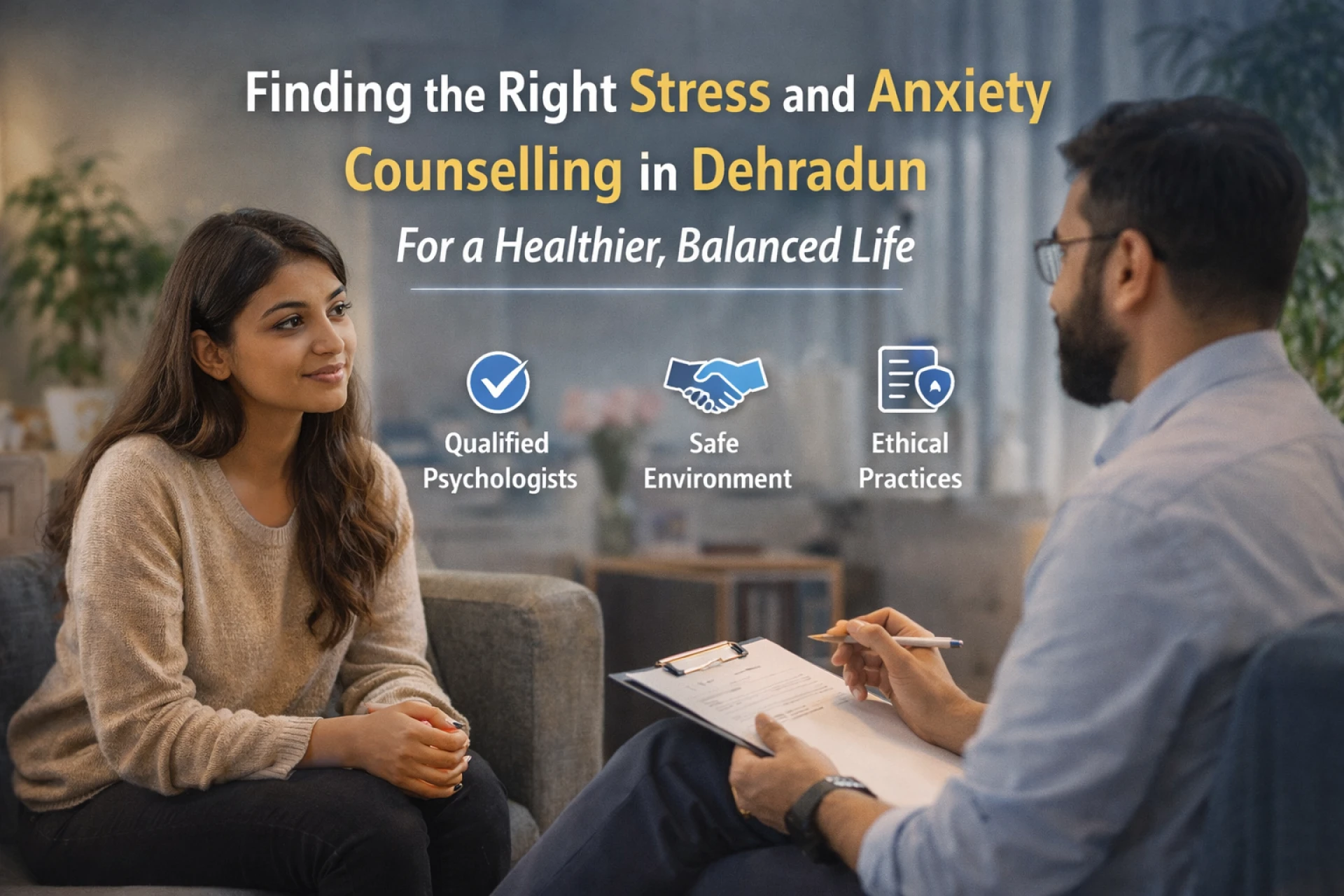 Finding the Right Stress and Anxiety Counselling in Dehradun for a Healthier, Balanced Life