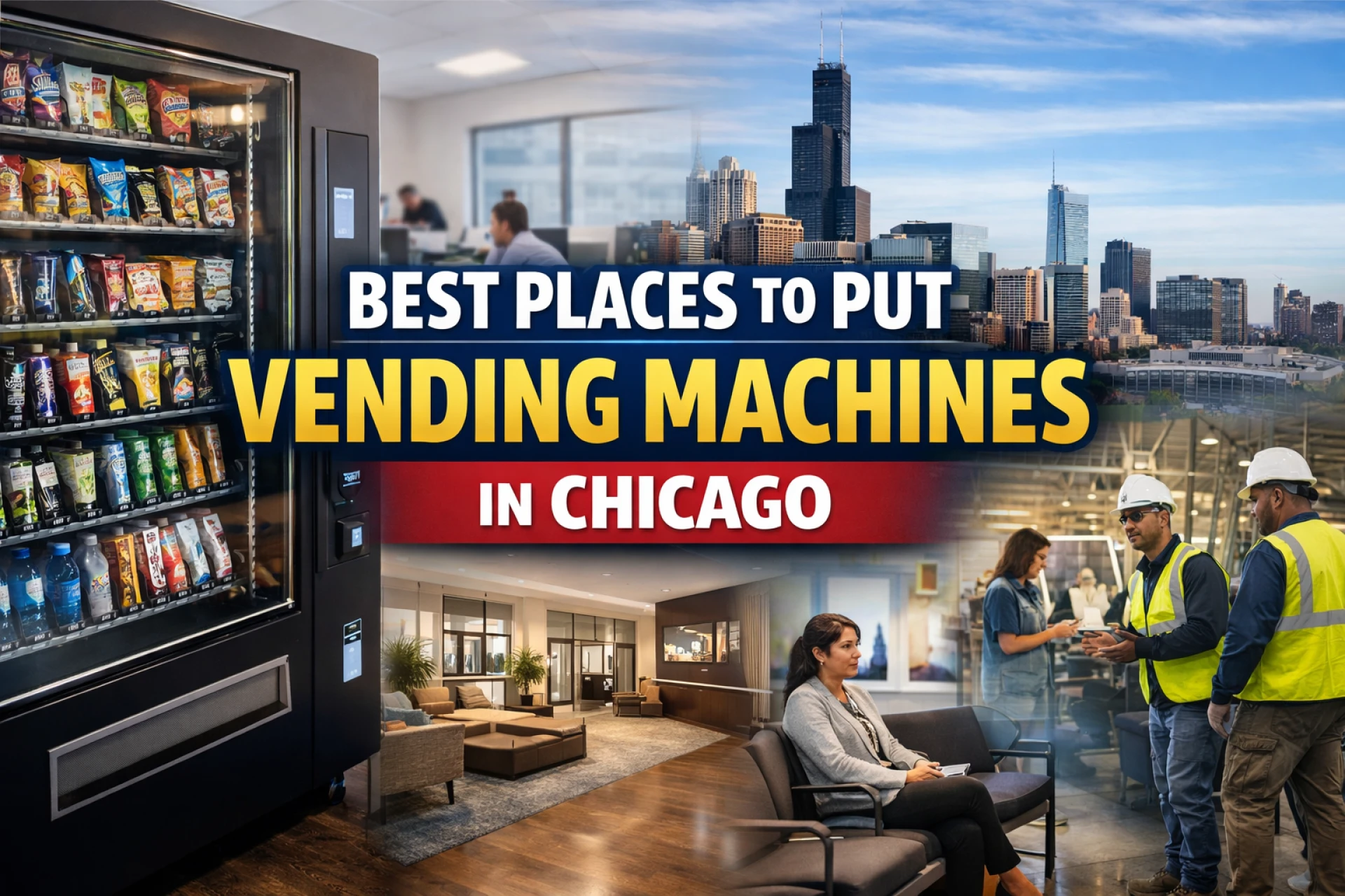 Best Places to Put Vending Machines in Chicago