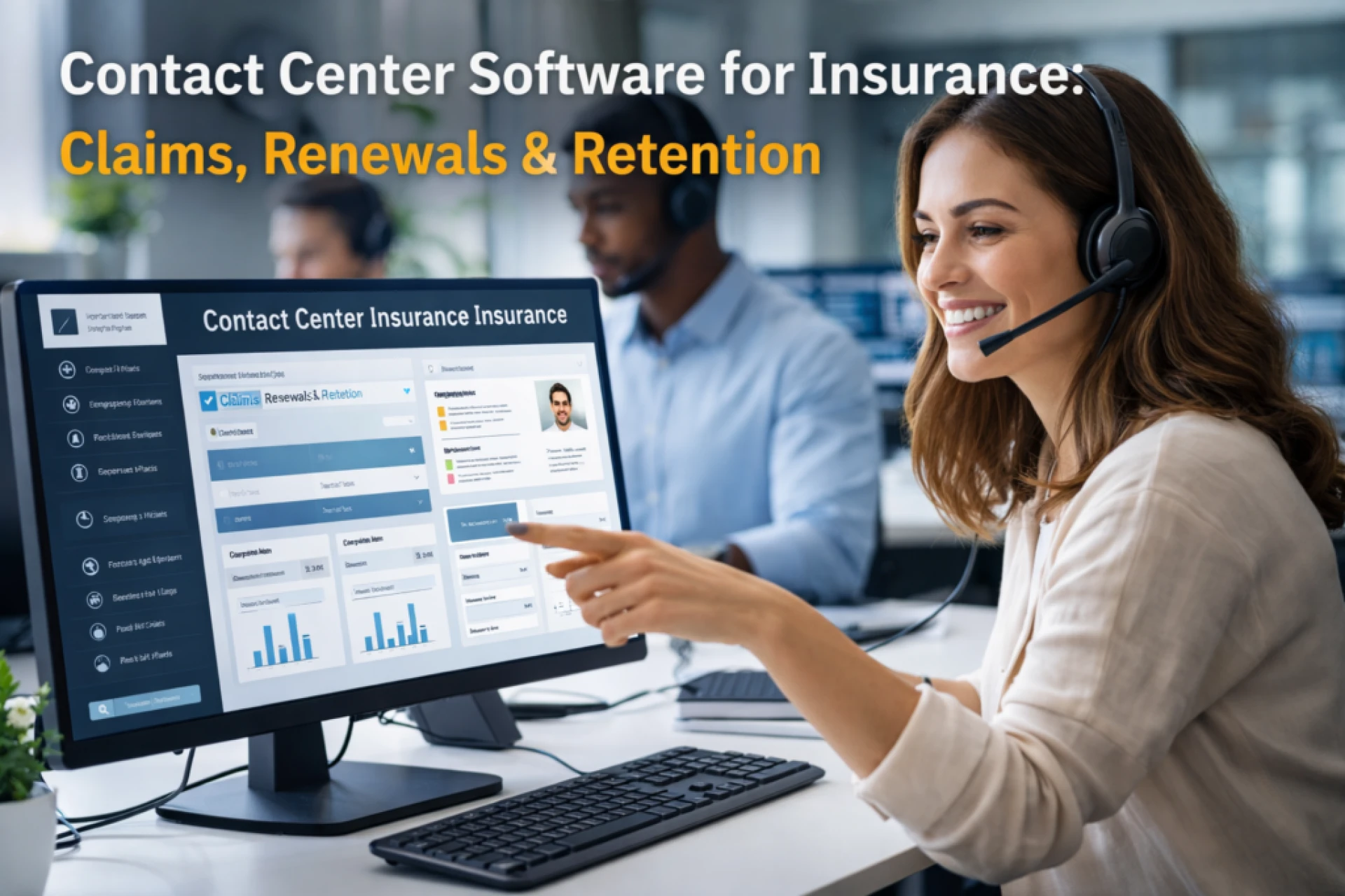 Contact Center Software for Insurance: Claims, Renewals & Retention