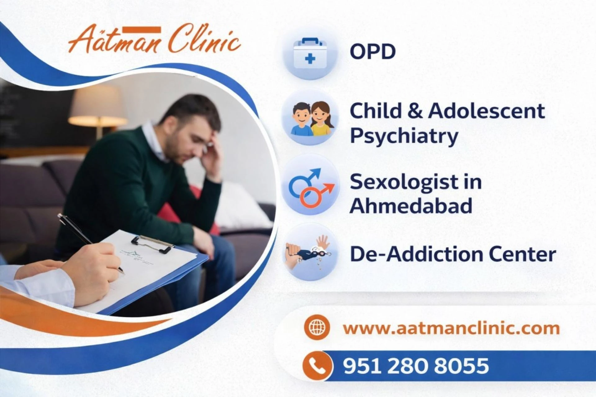 Top Psychiatrist in Ahmedabad: Expert Mental Health Care at Aatman Hospital
