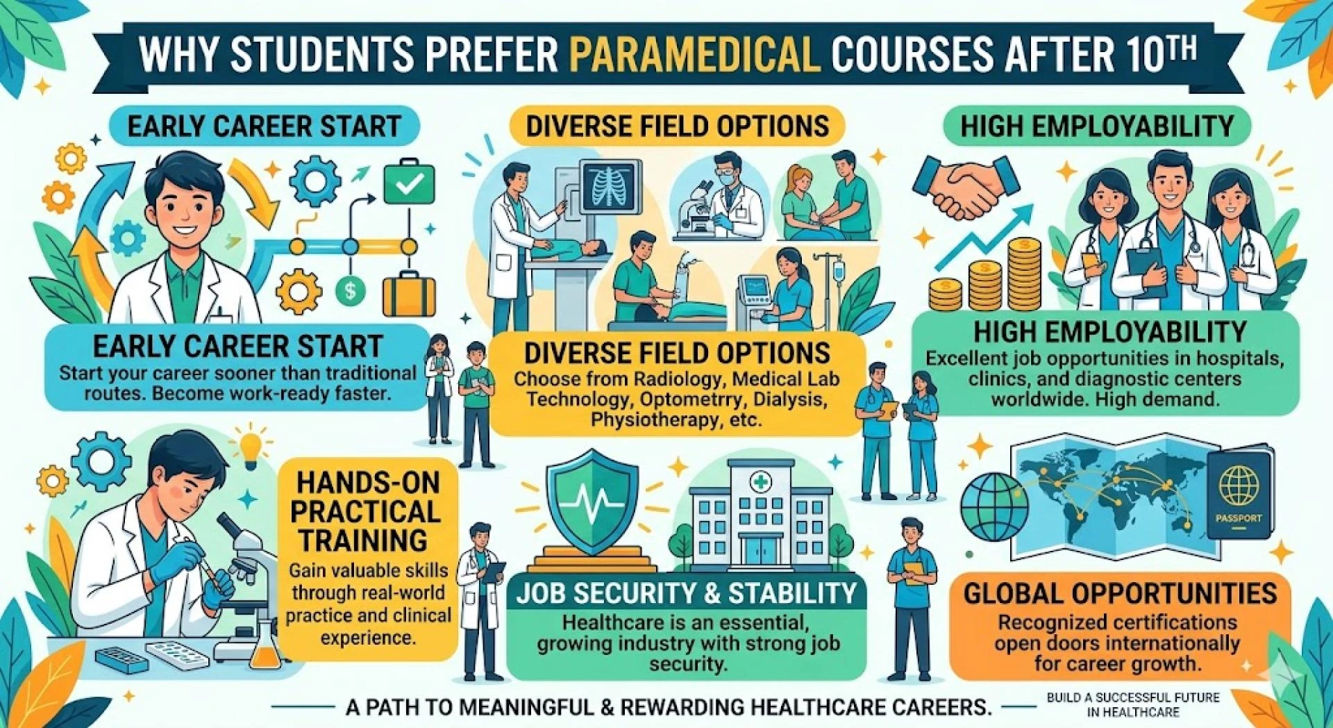 Why Students Prefer Paramedical Courses After 10th