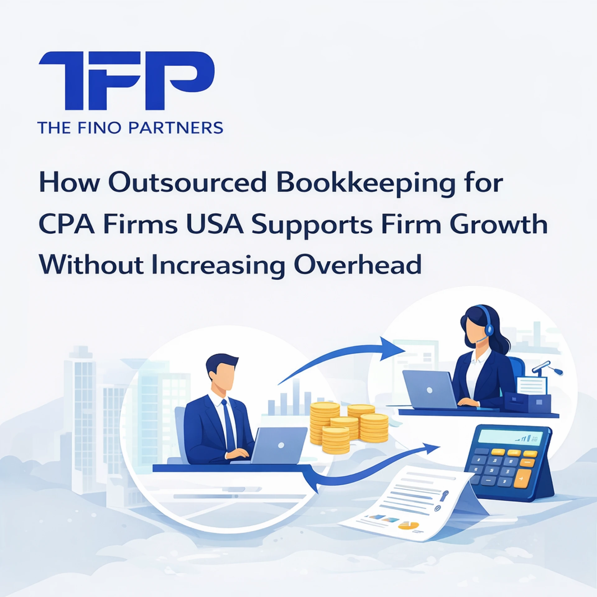How Outsourced Bookkeeping for CPA Firms USA Supports Firm Growth Without Increasing Overhead
