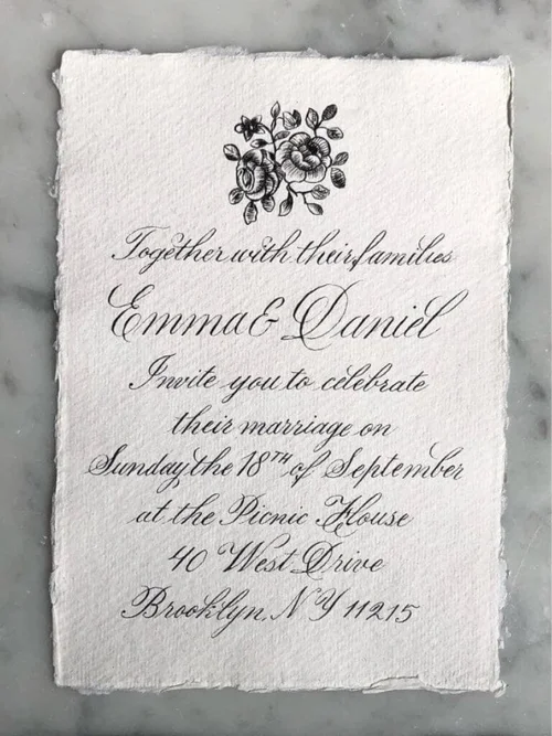 Why Wedding Invitation Calligraphy Is the New Standard of Luxury