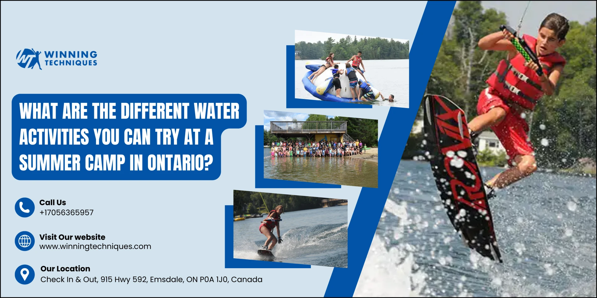 What Are The Different Water Activities You Can Try at a Summer Camp in Ontario?