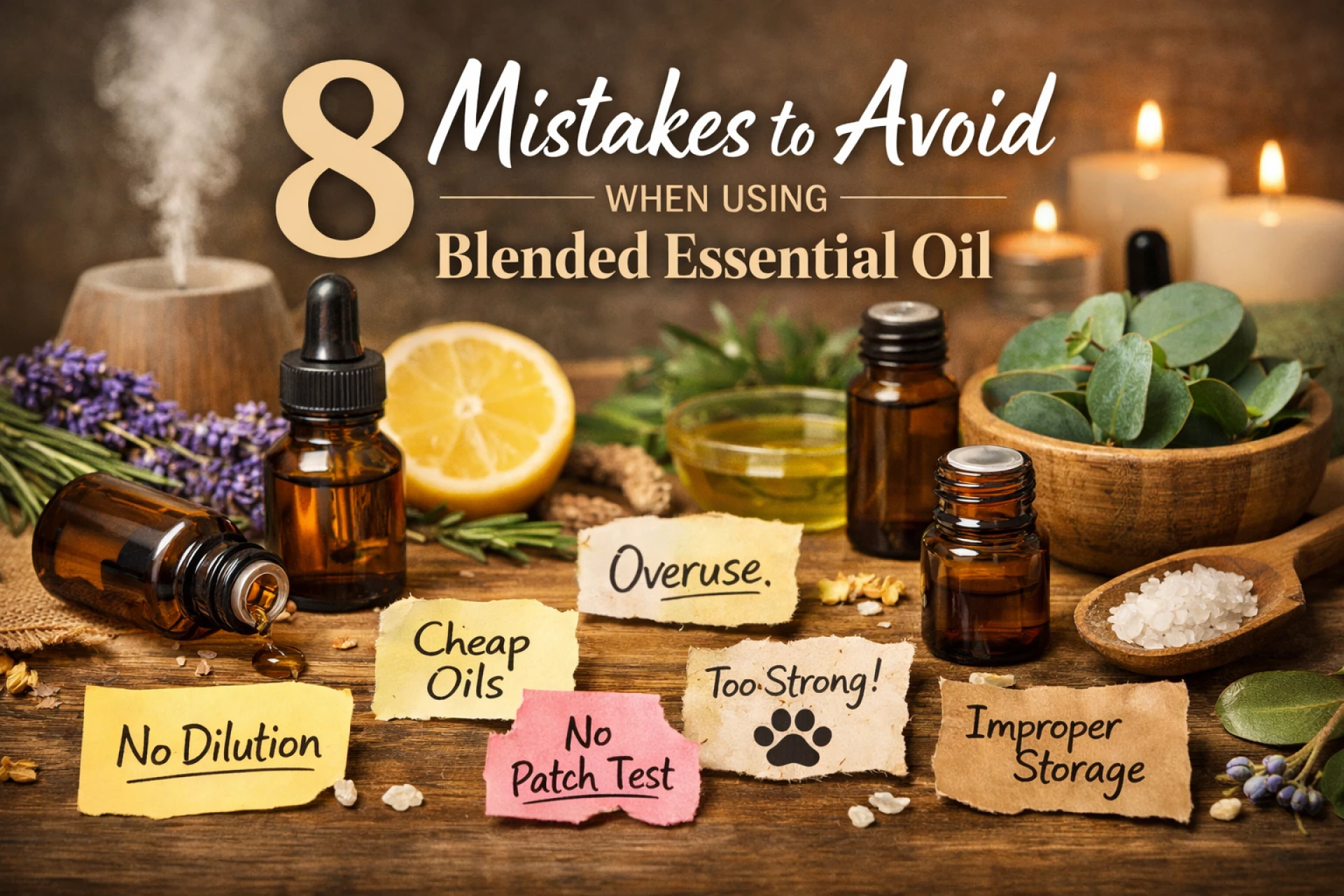 8 Mistakes to Avoid When Using Blended Essential Oil