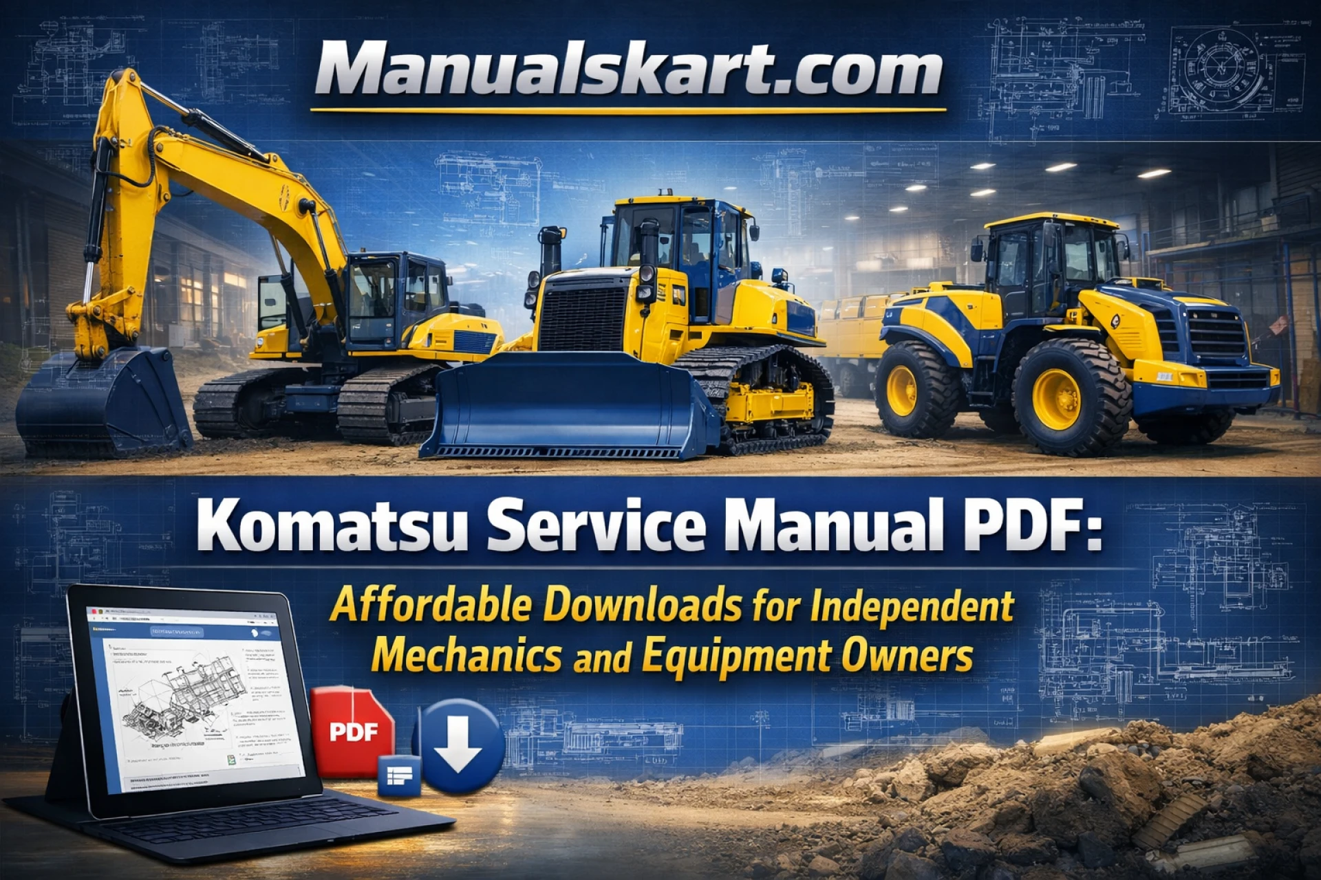 Komatsu Service Manual PDF | Affordable for Independent Mechanics
