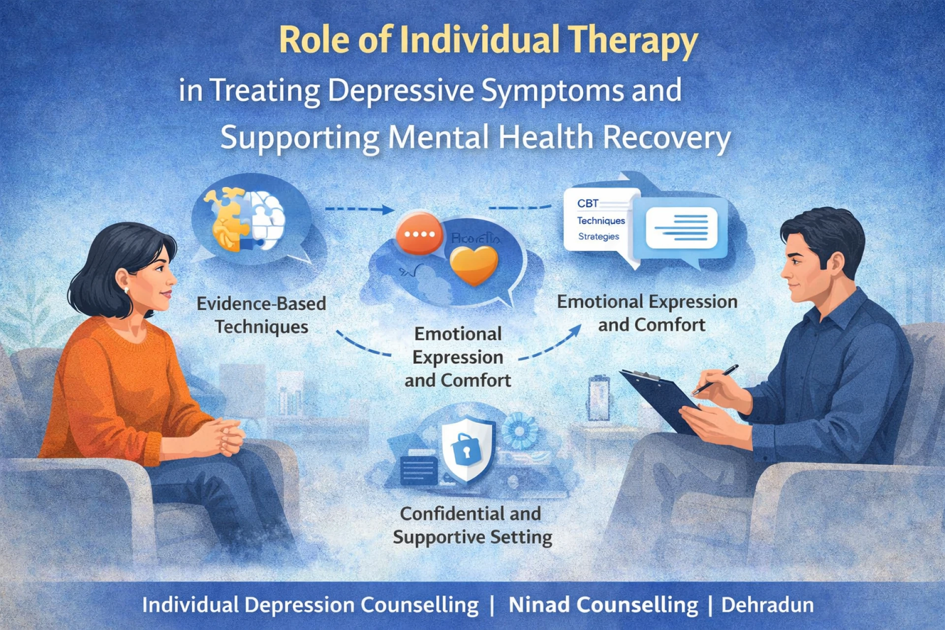 Role of Individual Therapy in Treating Depressive Symptoms and Supporting Mental Health Recovery