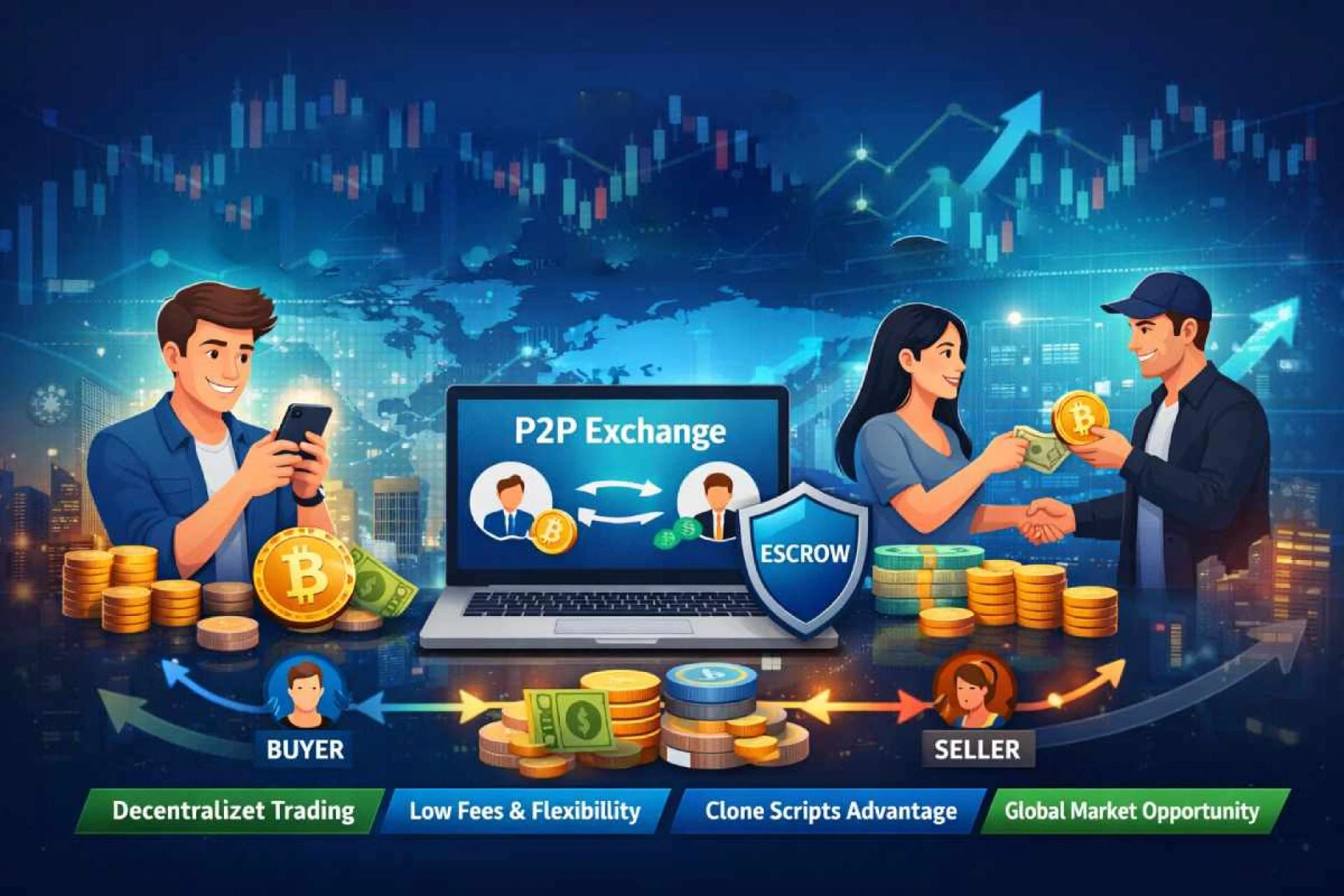 KuCoin P2P Clone Script: A Complete Guide to Launch Your Crypto Exchange