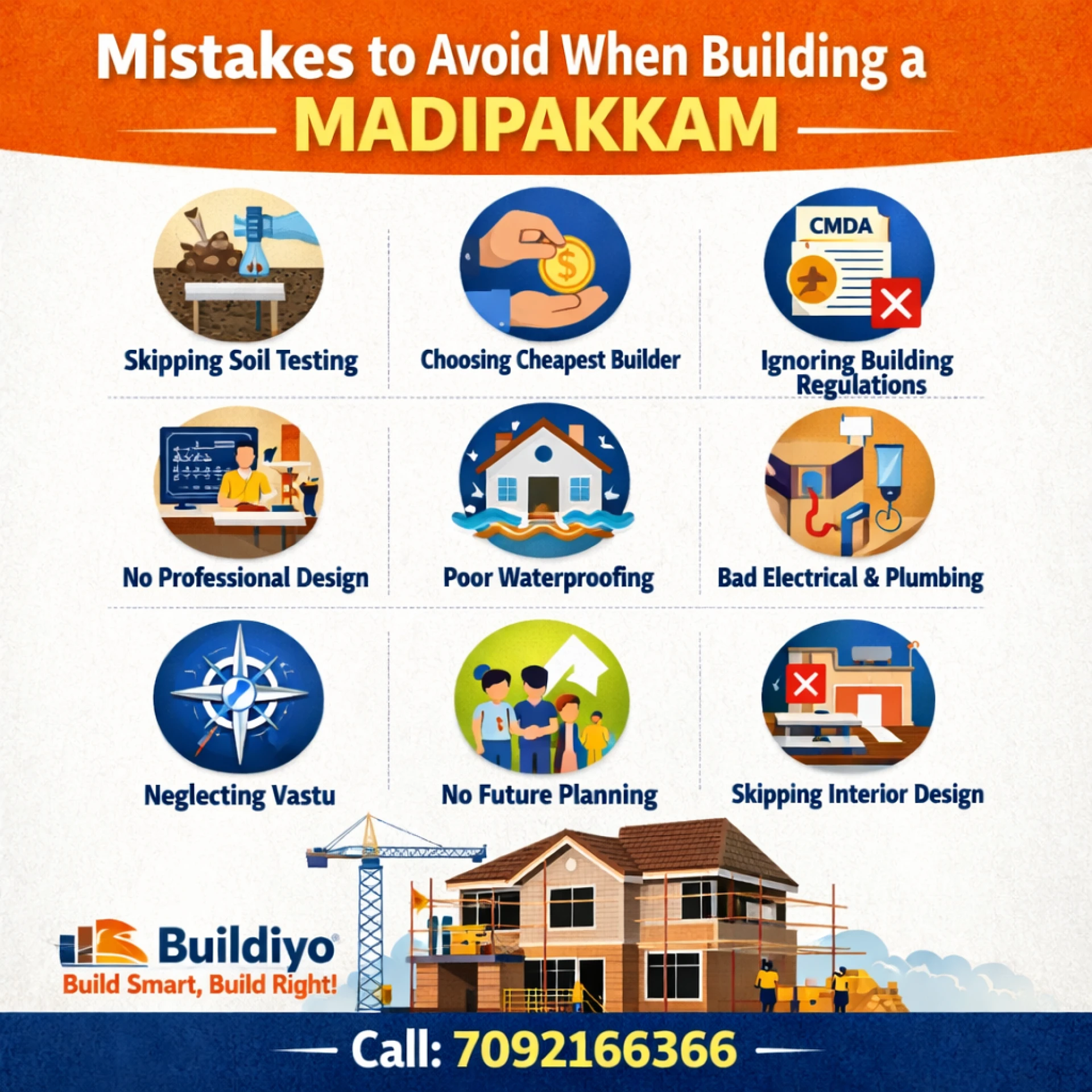 Mistakes to Avoid When Building a House in Madipakkam