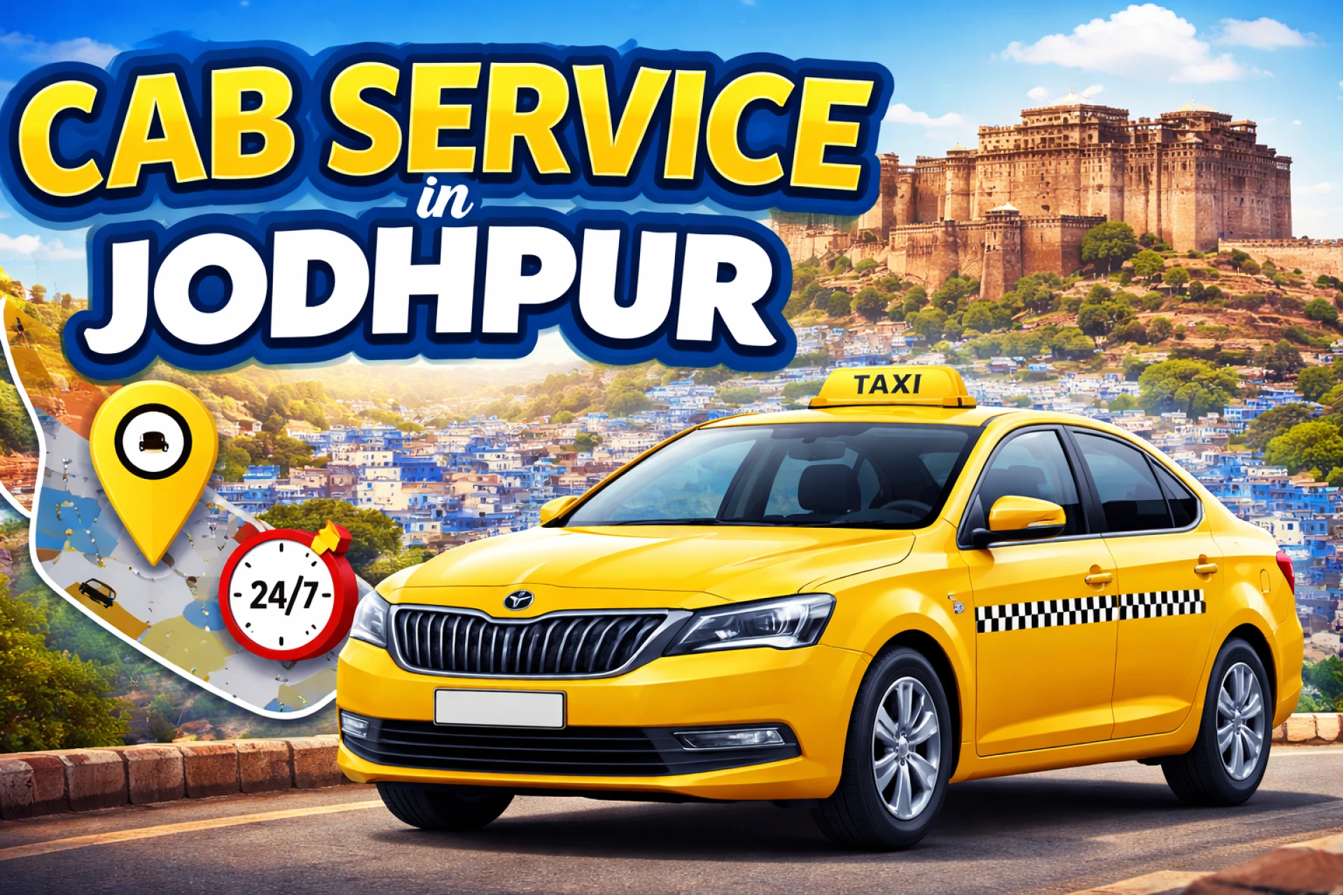 Explore Jodhpur with dependable ride options and flexible timing