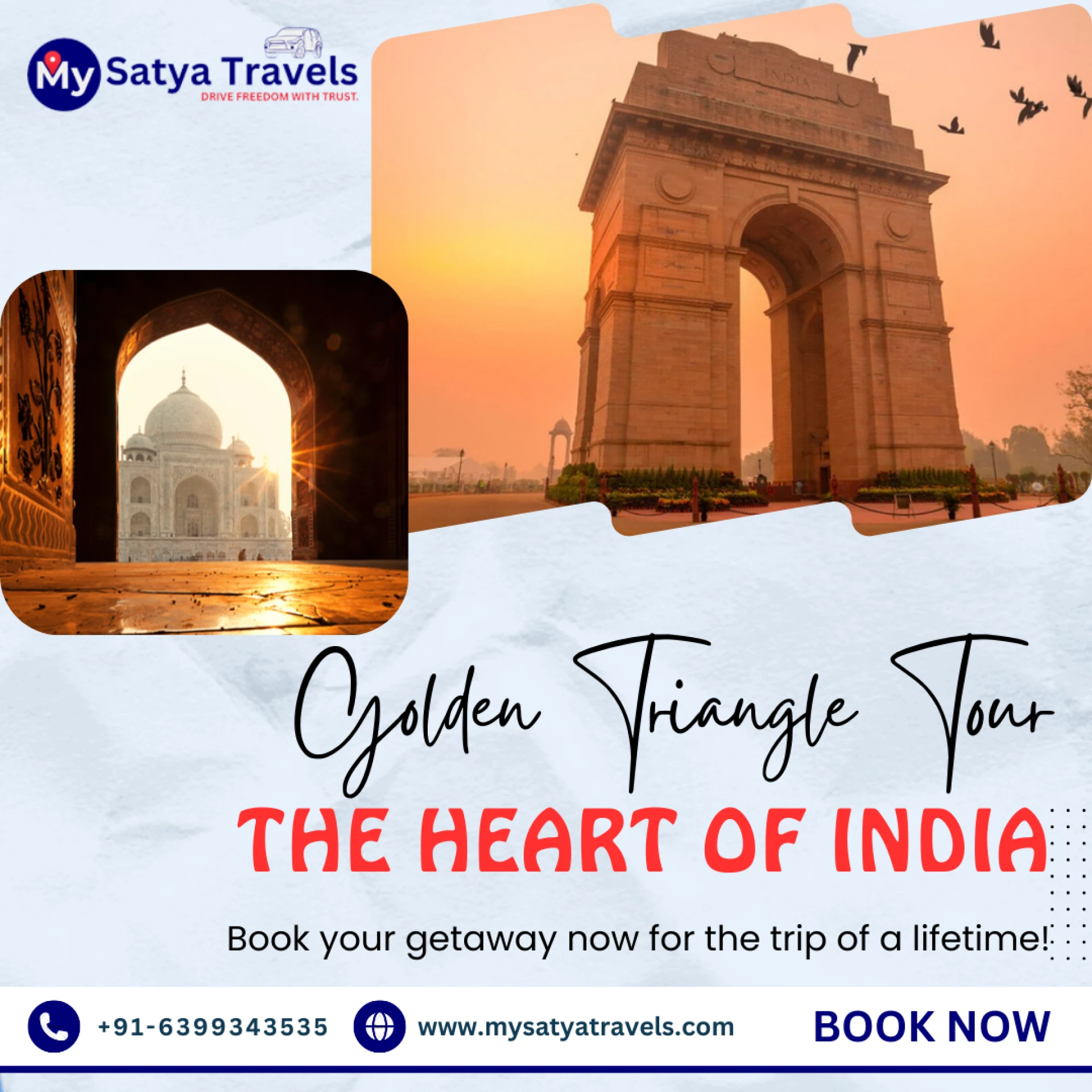 Golden Triangle Tour – Delhi, Agra & Jaipur