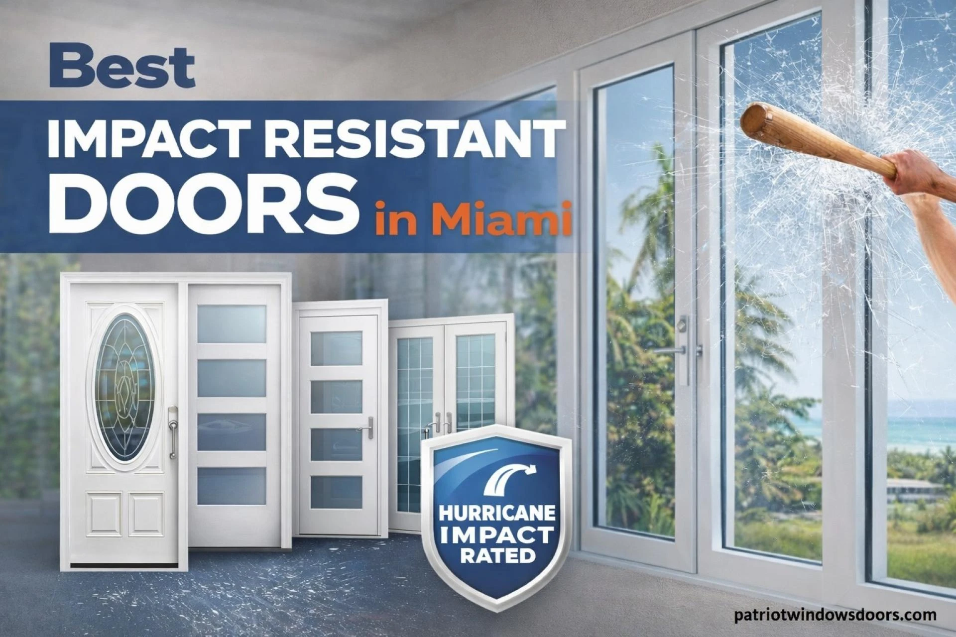 Best Impact Resistant Doors in Miami to Withstand Hurricanes