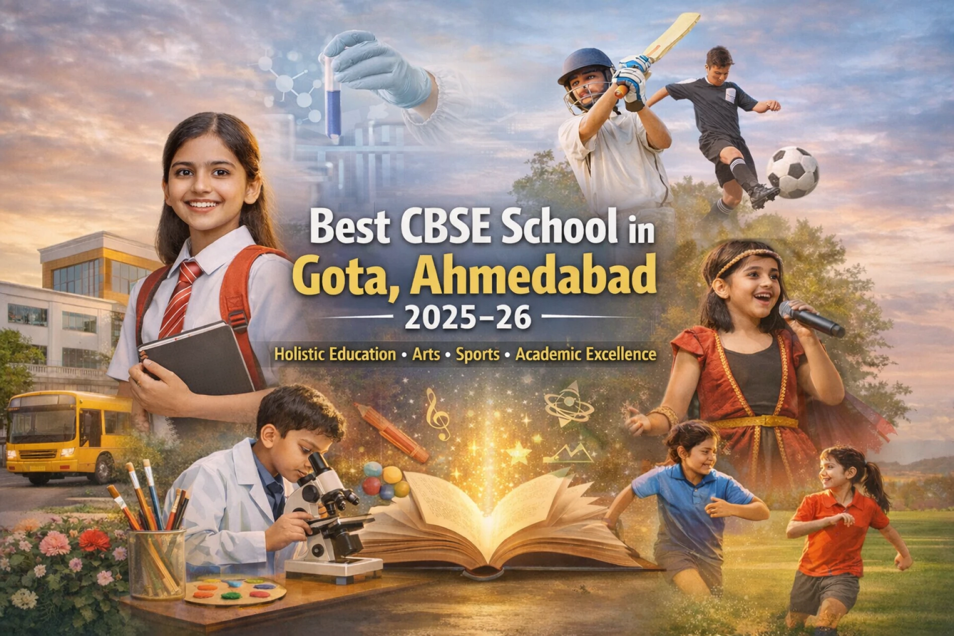 Best CBSE School in Ahmedabad (Gota) 2025–26 | Arts, Sports & Academics