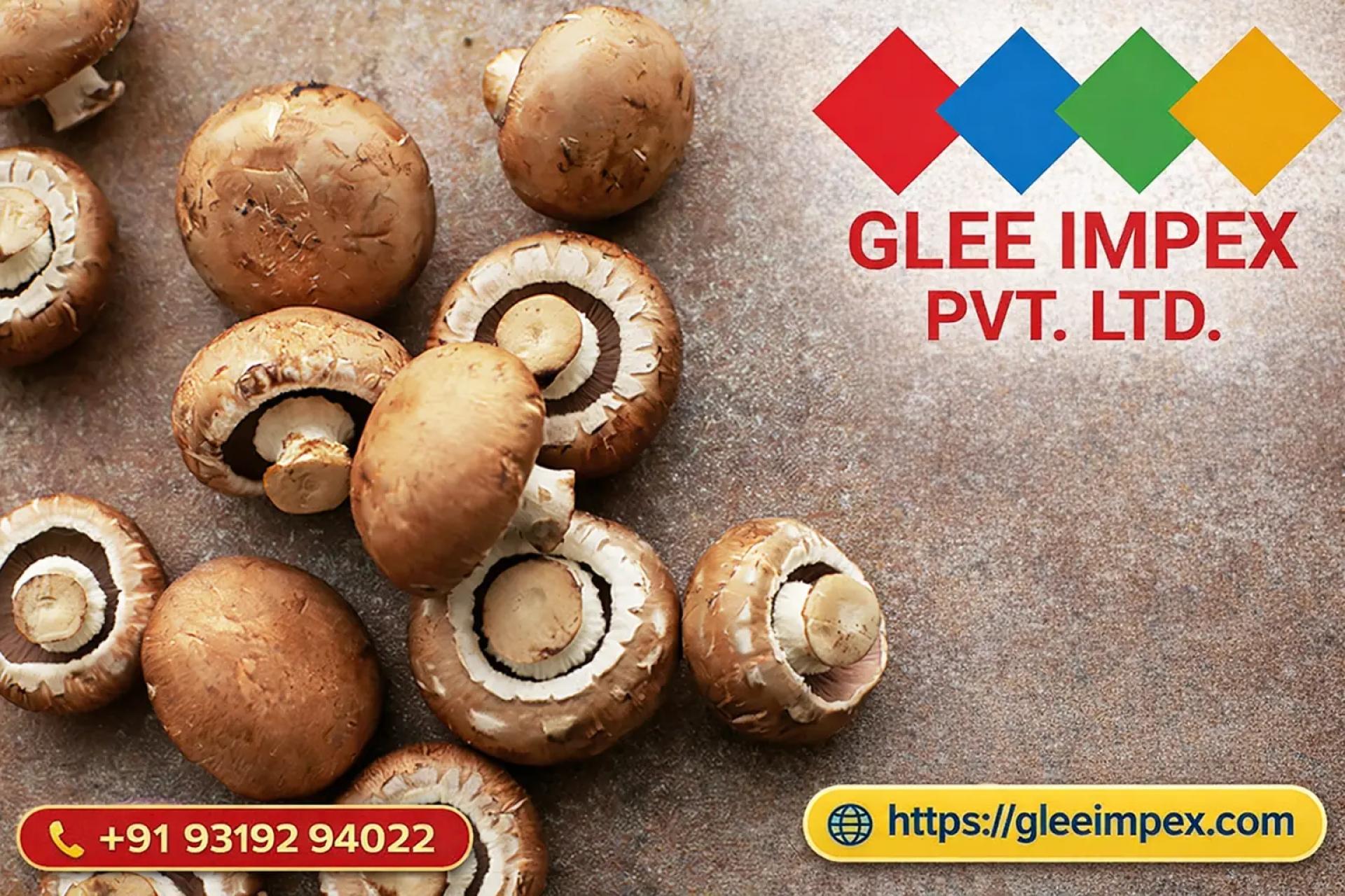 Trusted & High-Quality Mushroom Supply by a Leading Exporter Company in India