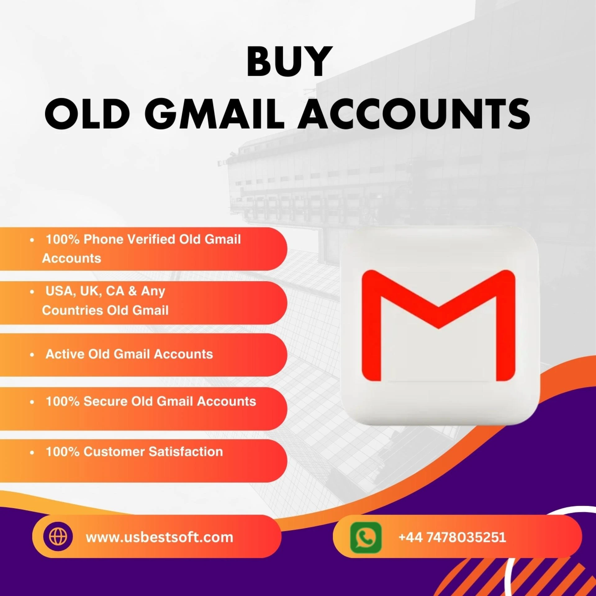 Purchase of 5-Year-Old Gmail Accounts