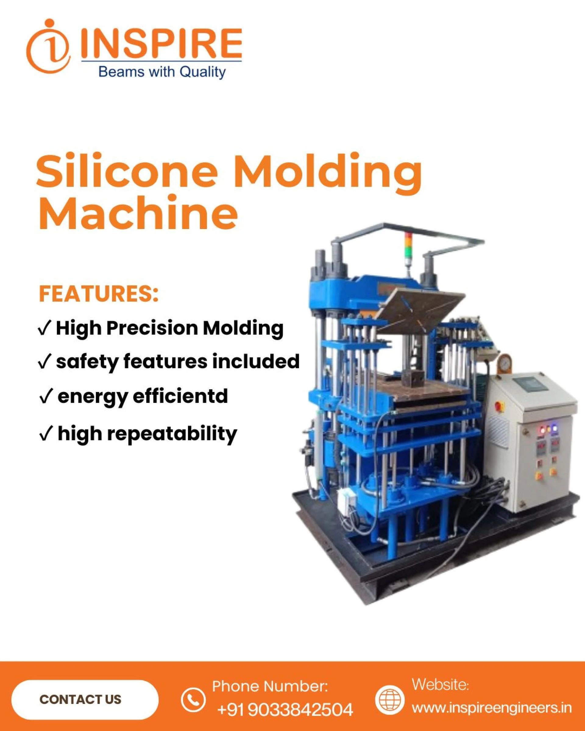 Best Silicone Molding Machine ManufacturerAhmedabad, India