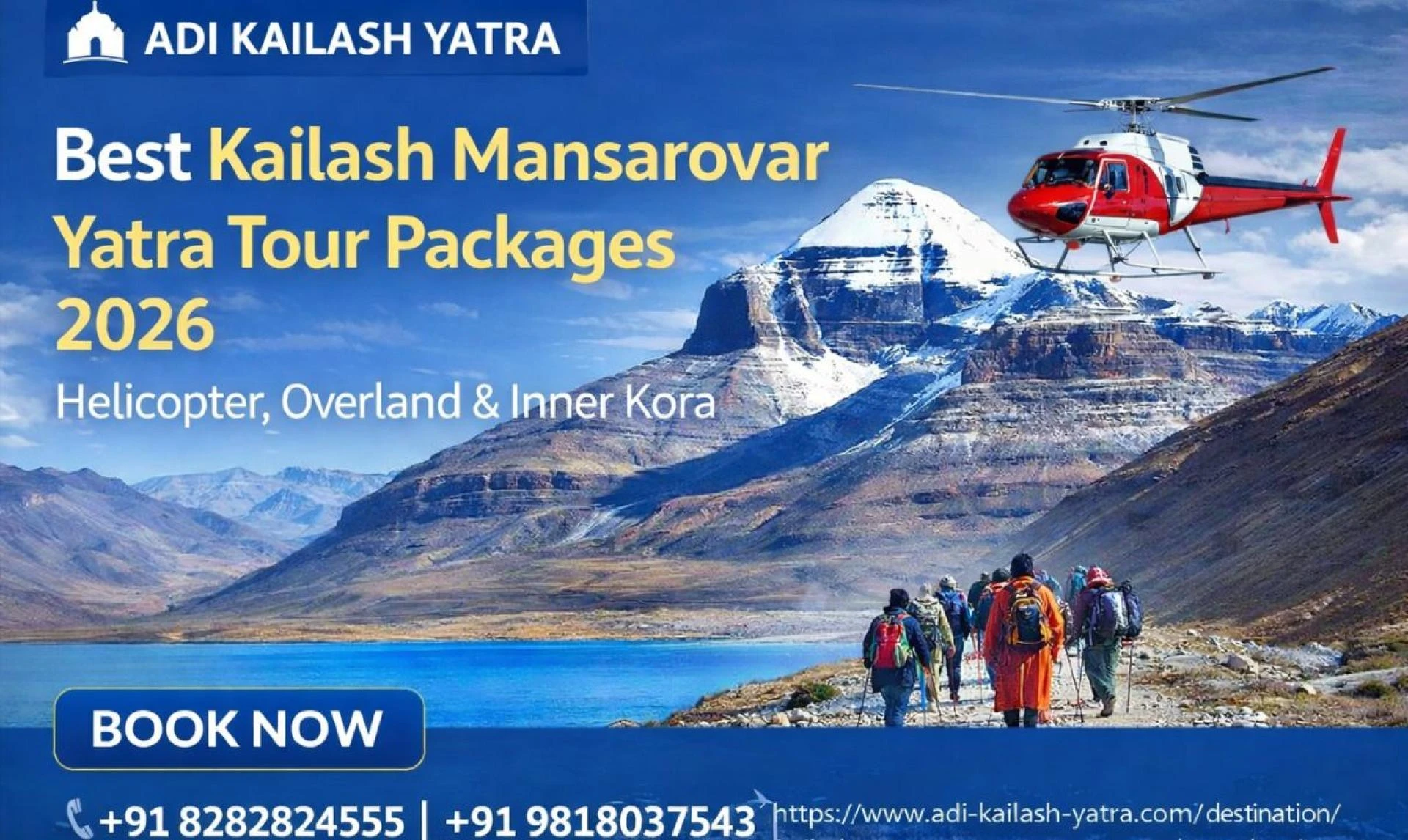 Adi Kailash Yatra Tour Packages – Adi Kailash & Om Parvat Pilgrimage from Delhi, Kathgodam & Dharchula