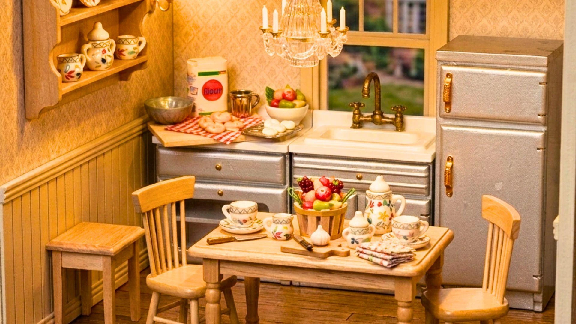 How to Design Miniature Kitchens for Classic Dollhouses for Realistic Interiors