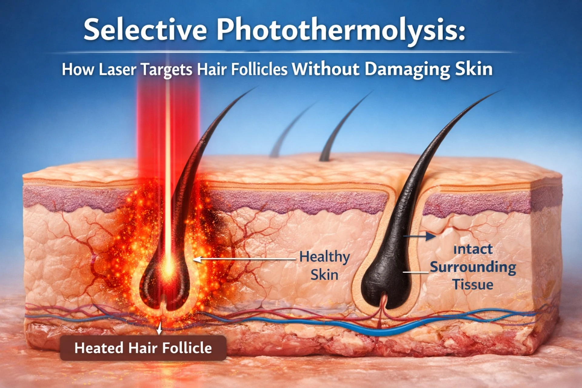 Selective Photothermolysis: How Laser Targets Hair Follicles Without Damaging Skin