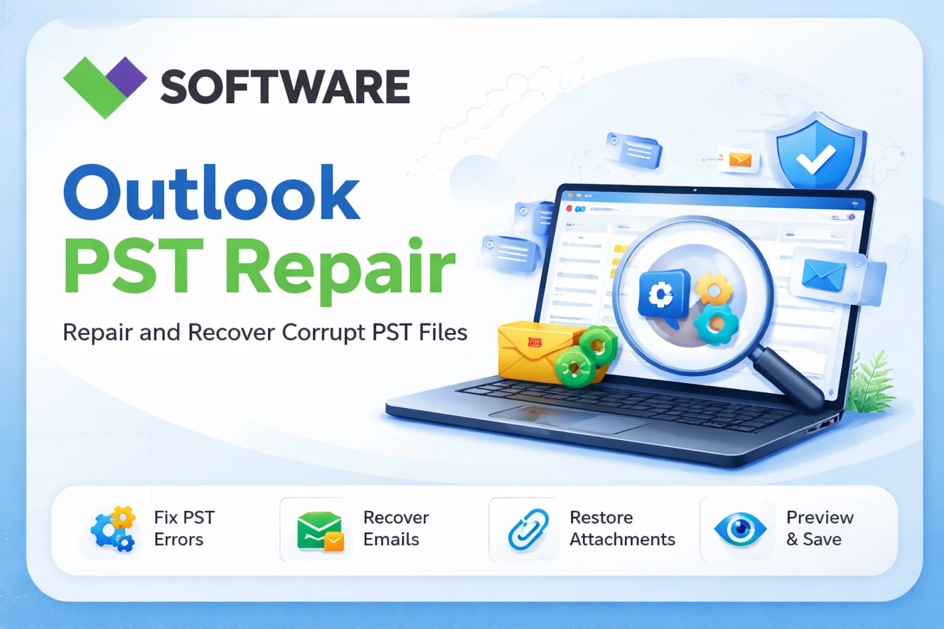 How to Repair Corrupt PST File and Recover Outlook Emails Step-by-Step