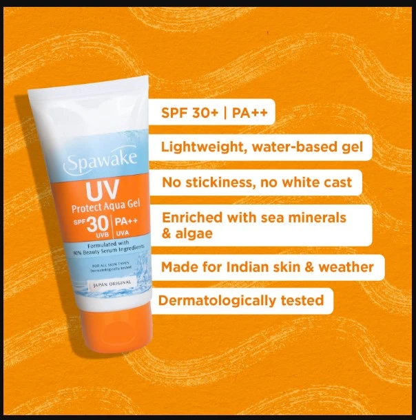 Aqua Sunscreen Gel: Lightweight Sun Protection for Everyday Use
