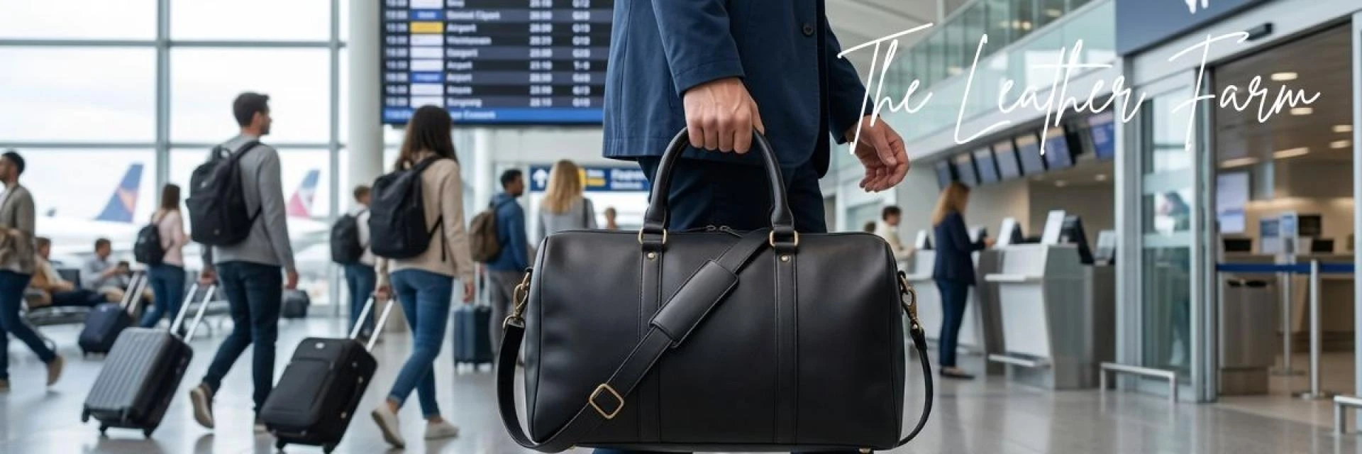 Spacious Leather Travel Bags for Comfortable Holiday Trips