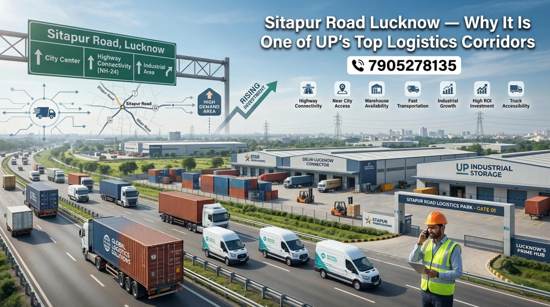 Why NH-24 Sitapur Road Is the Smartest Warehouse Location for UP Businesses