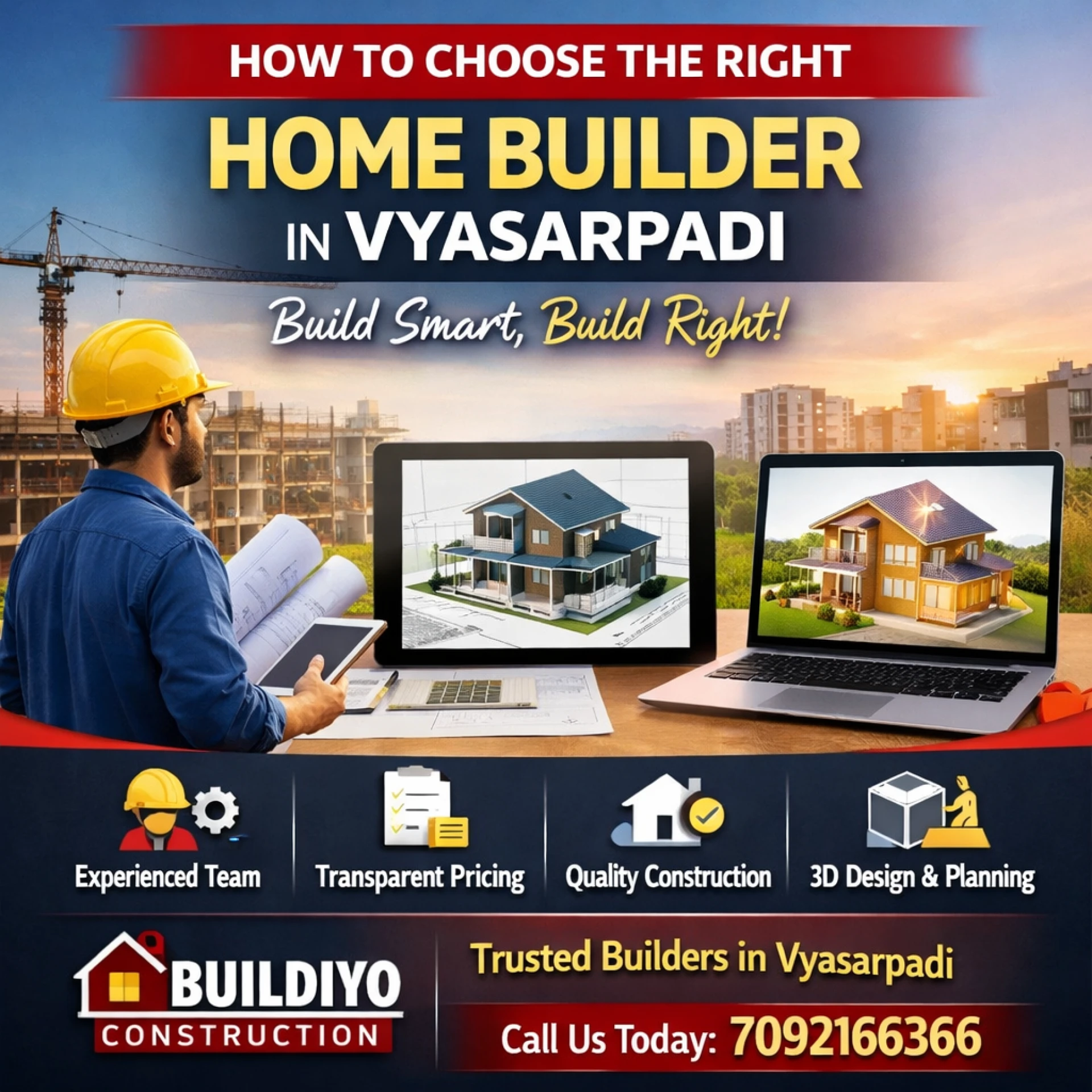 How to Choose the Right Home Builder in Vyasarpadi
