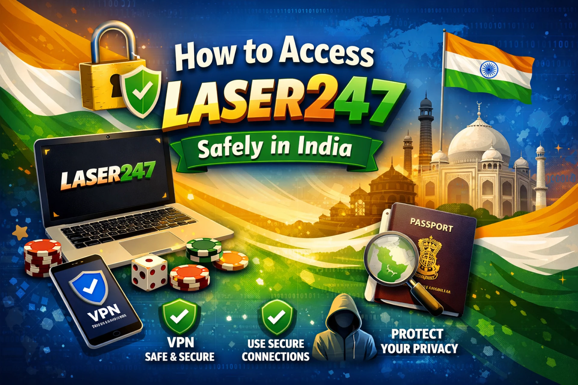 How to Access Laser247 Safely in India