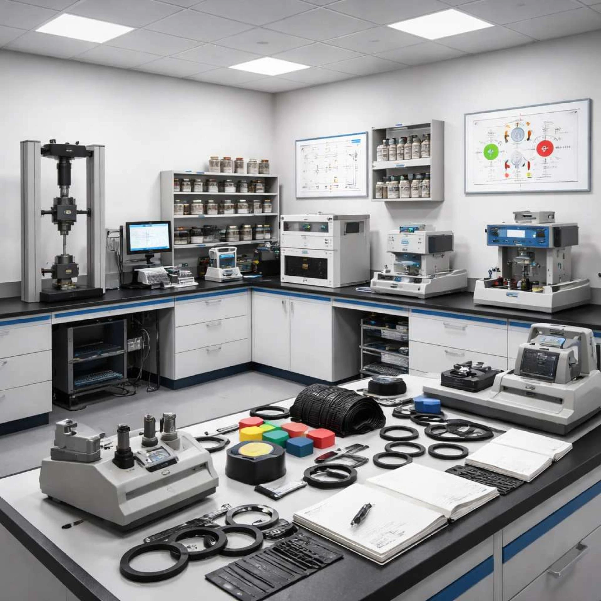 Advanced Rubber Testing Lab for High Performance Tyre Certification