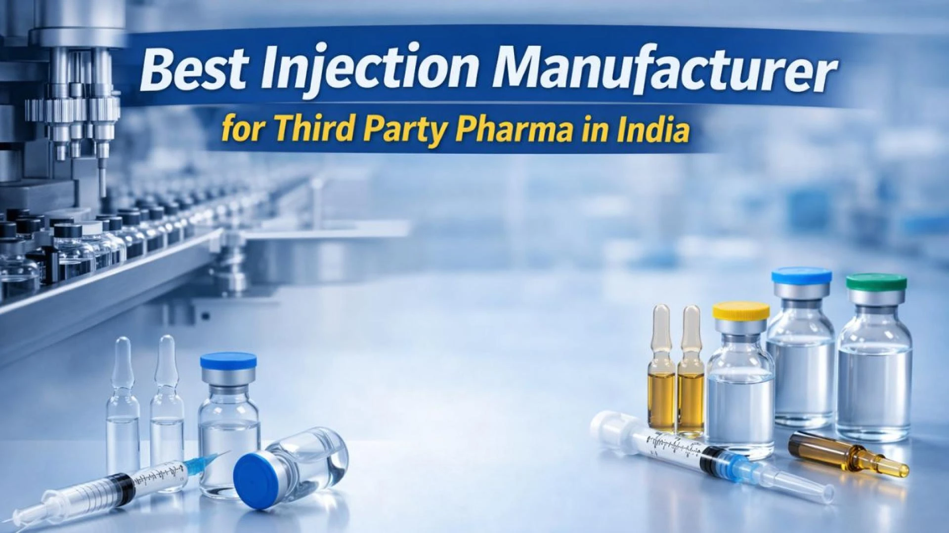 Best Injection Manufacturer for Third Party Pharma in India