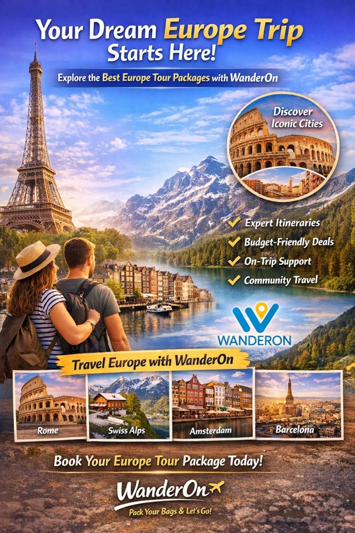 Your Dream Europe Trip Starts Here: Explore the Best Europe Tour Package with WanderOn