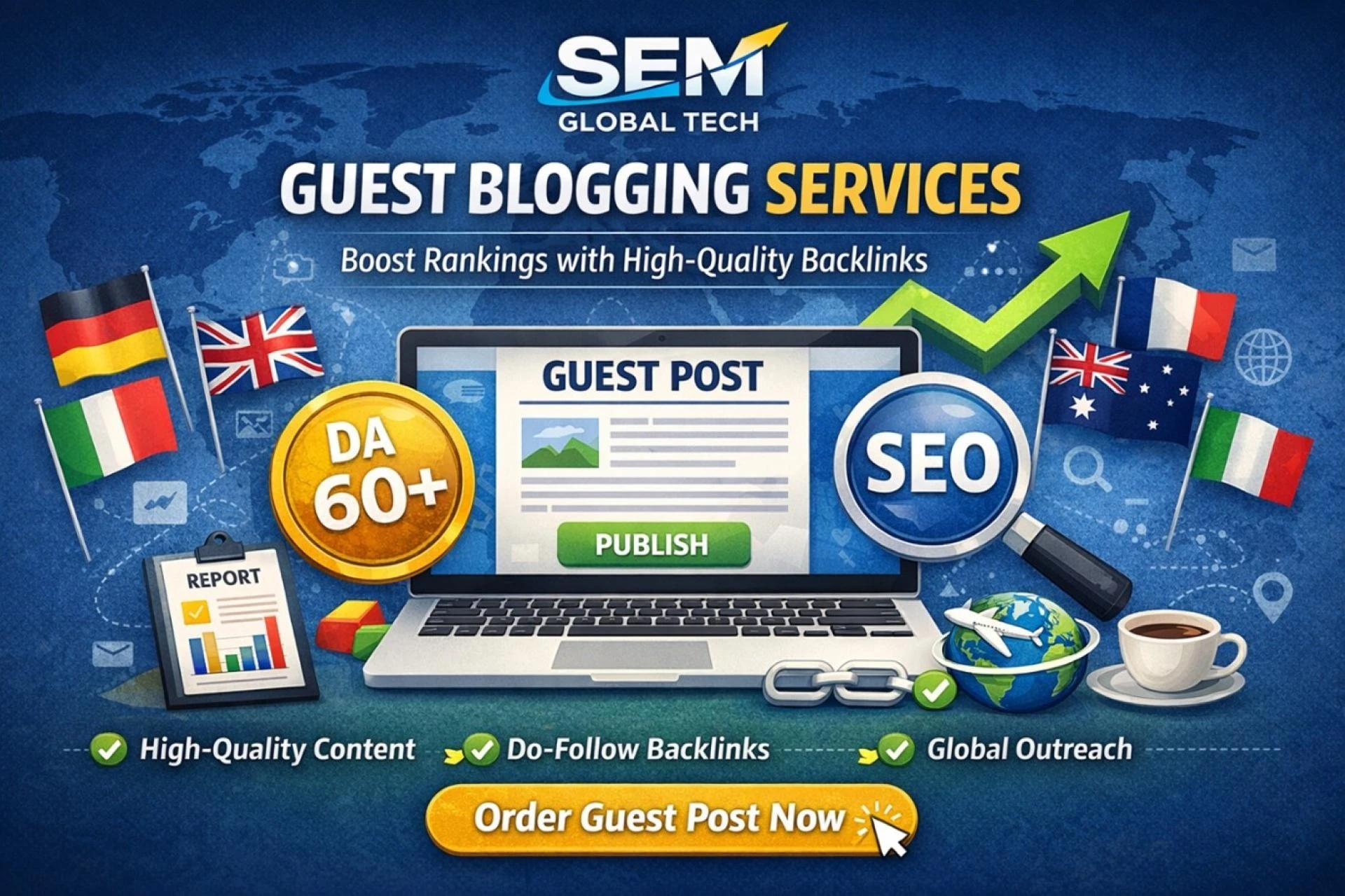 SEM Global Tech Launches Advanced Guest Blogging Services to Boost Global SEO Performance