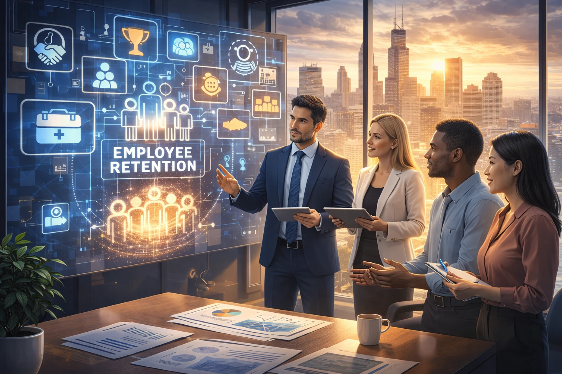 How Business Consultants in Chicago Support Employee Retention Strategies