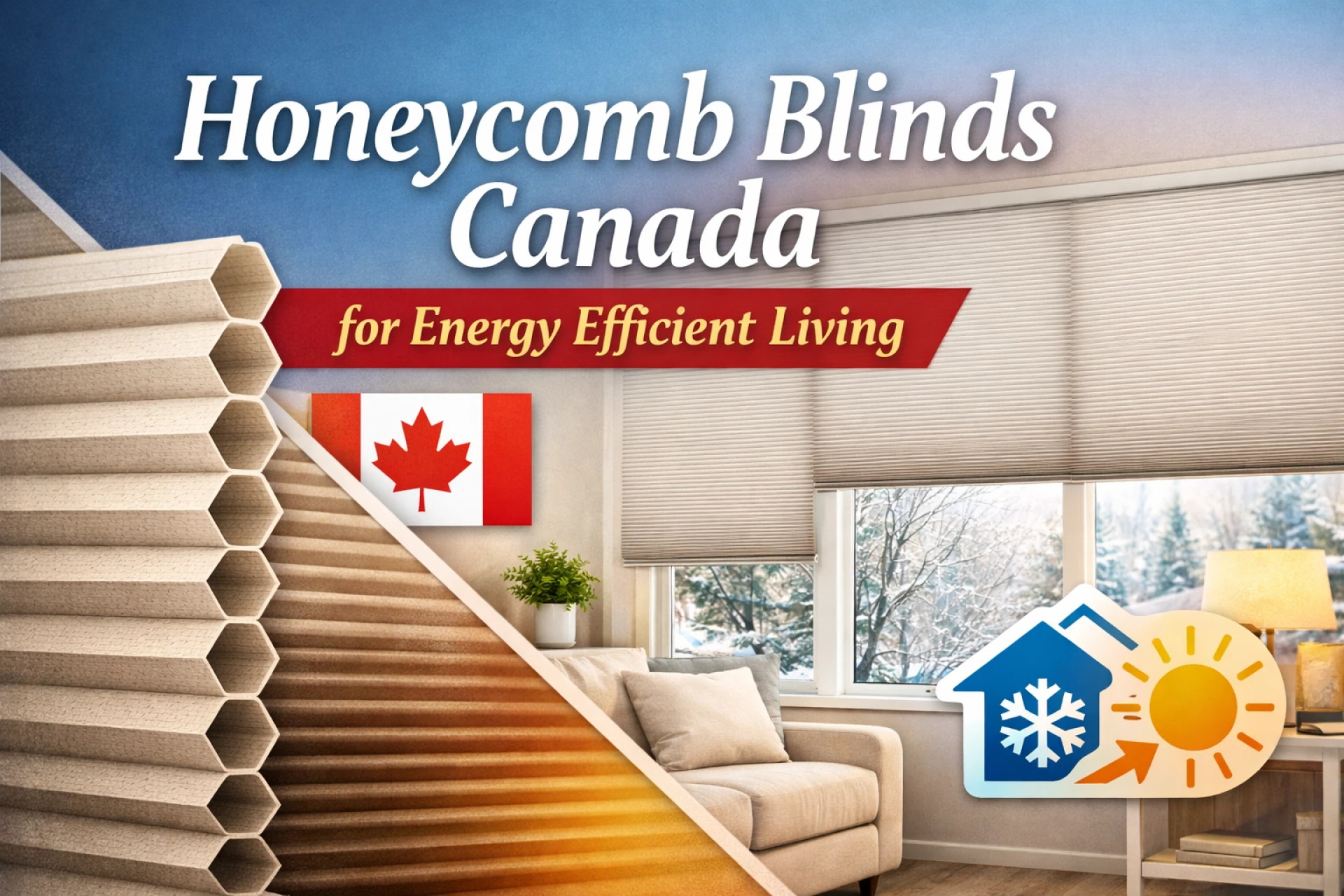Honeycomb Blinds Canada: The Ultimate Guide to Energy Efficiency, Style, and Comfort