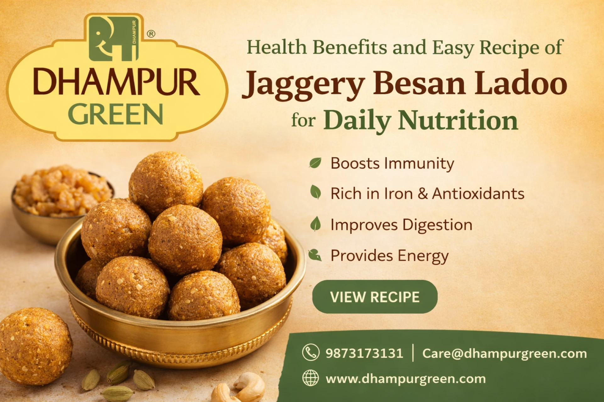 Health Benefits and Easy Recipe of Jaggery Besan Ladoo for Daily Nutrition