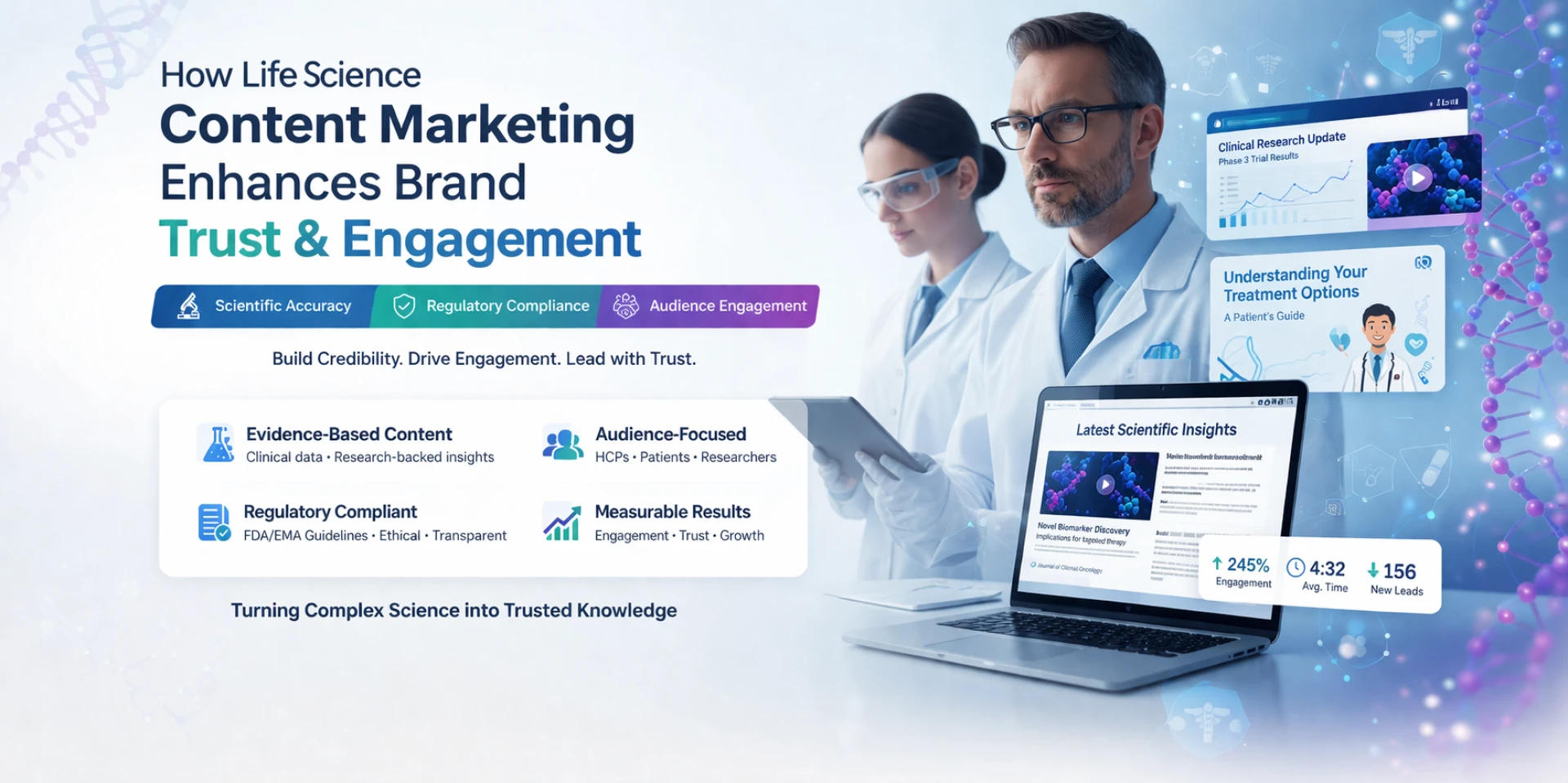 How Life Science Content Marketing Enhances Brand Trust and Engagement