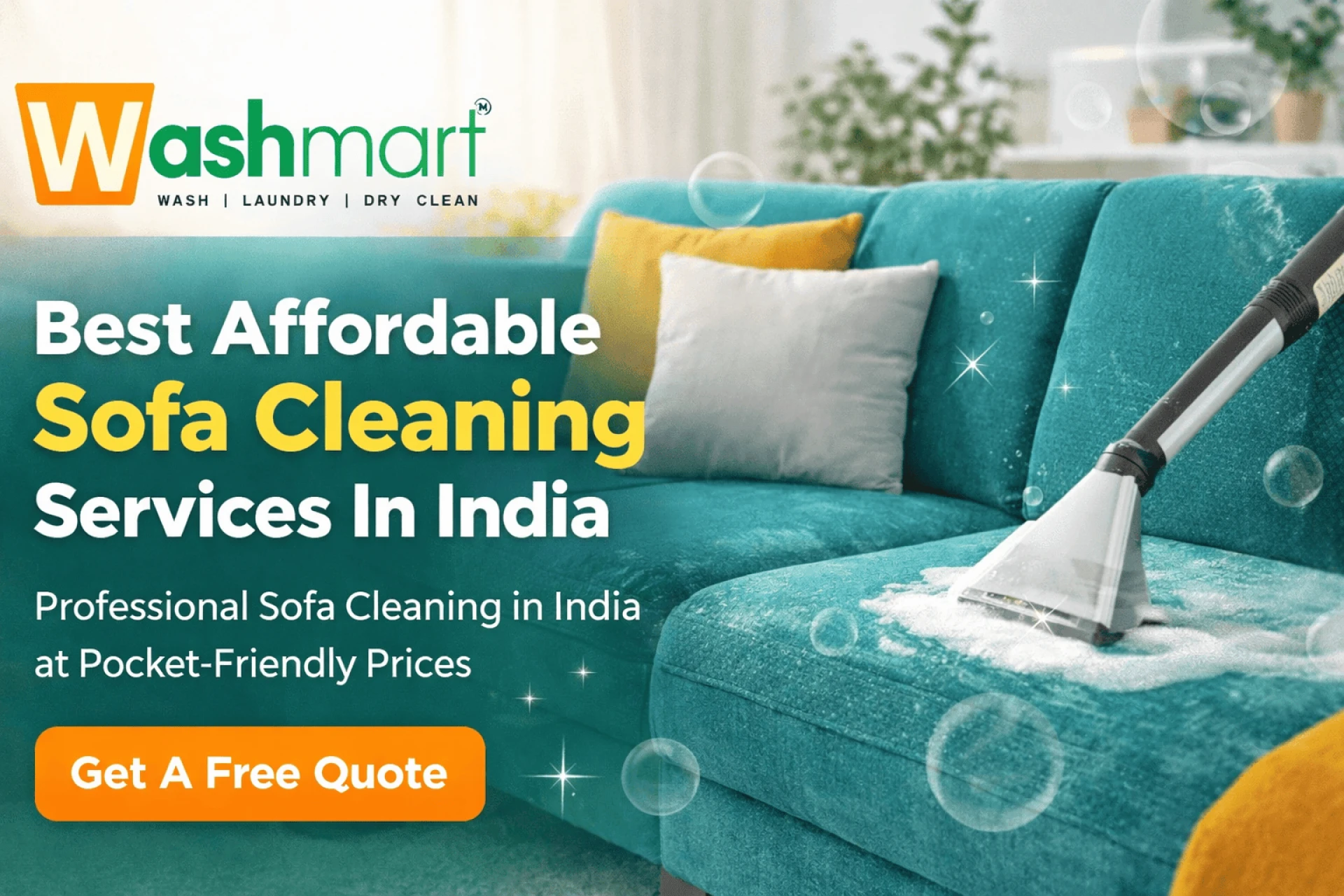 Washmart: Best Affordable Sofa Cleaning Services In India