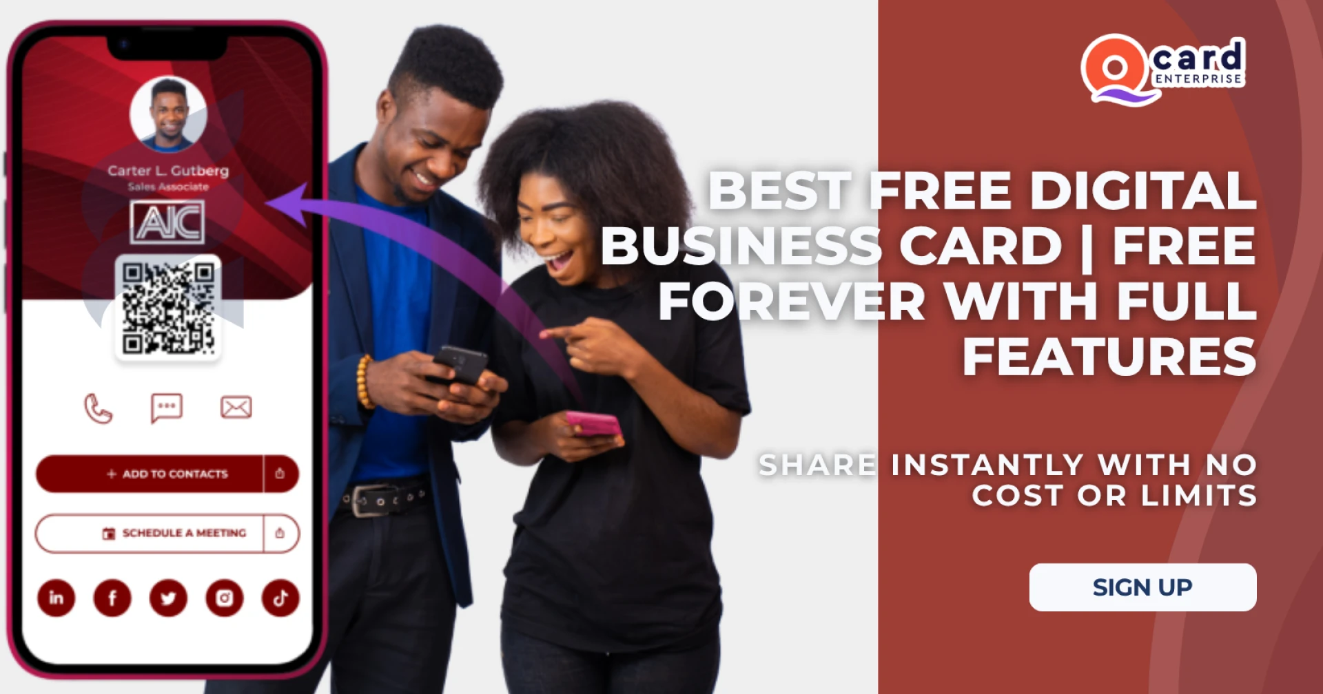 Best Free Digital Business Card | Impress, Connect & Get Saved Instantly