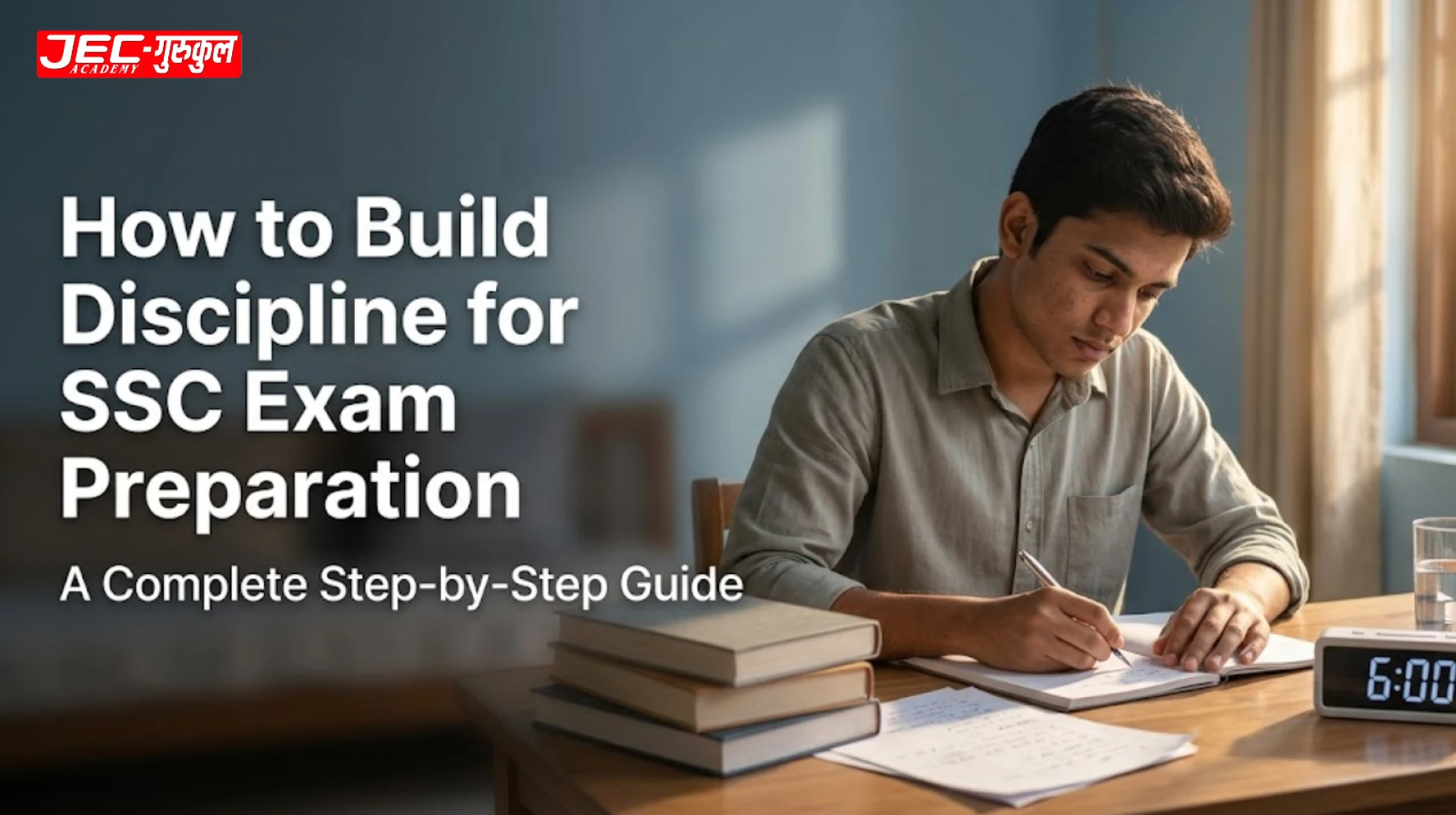 How to Build Discipline for SSC Exam Preparation: A Complete Step-by-Step Guide