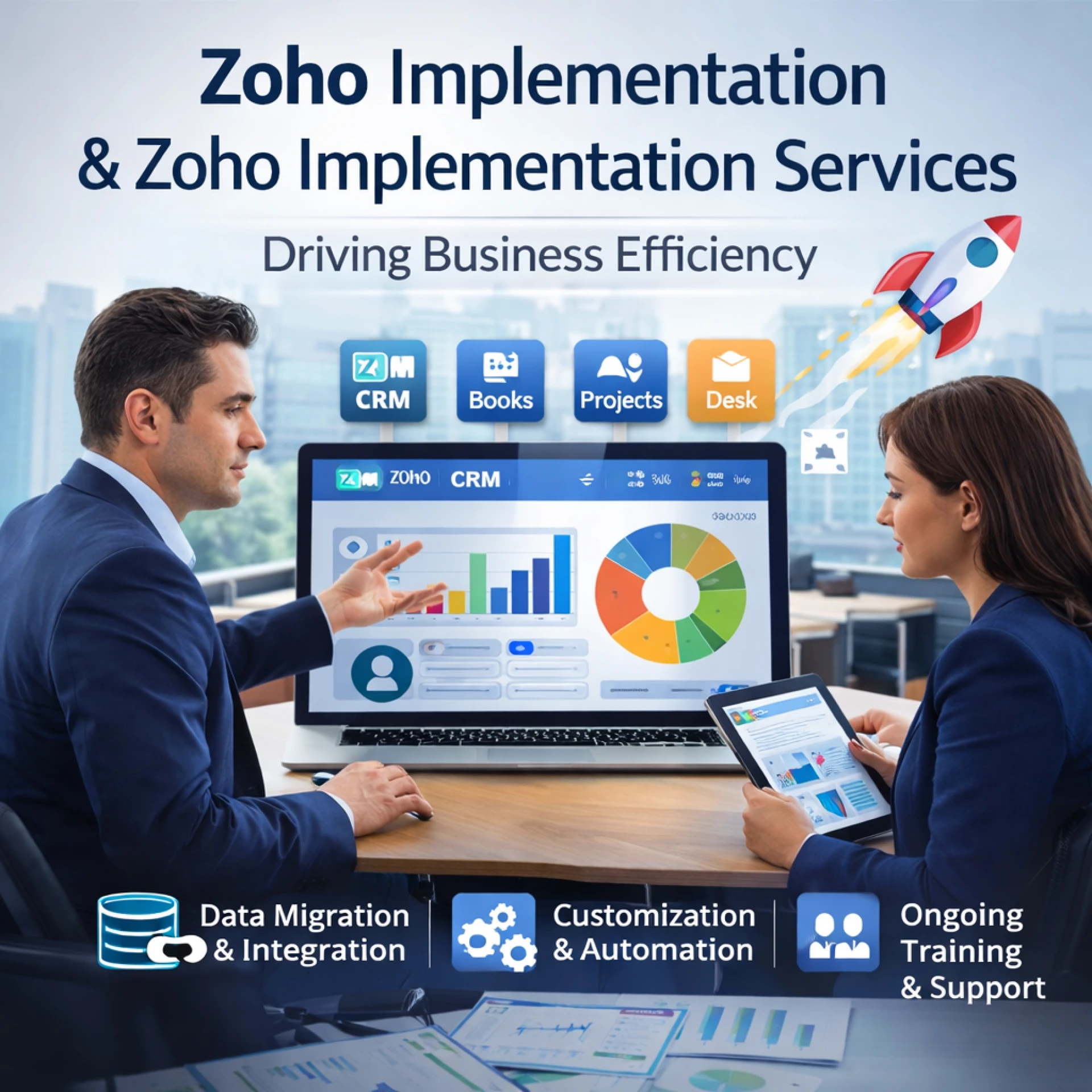 Zoho Implementation & Zoho Implementation Services: Driving Business Efficiency