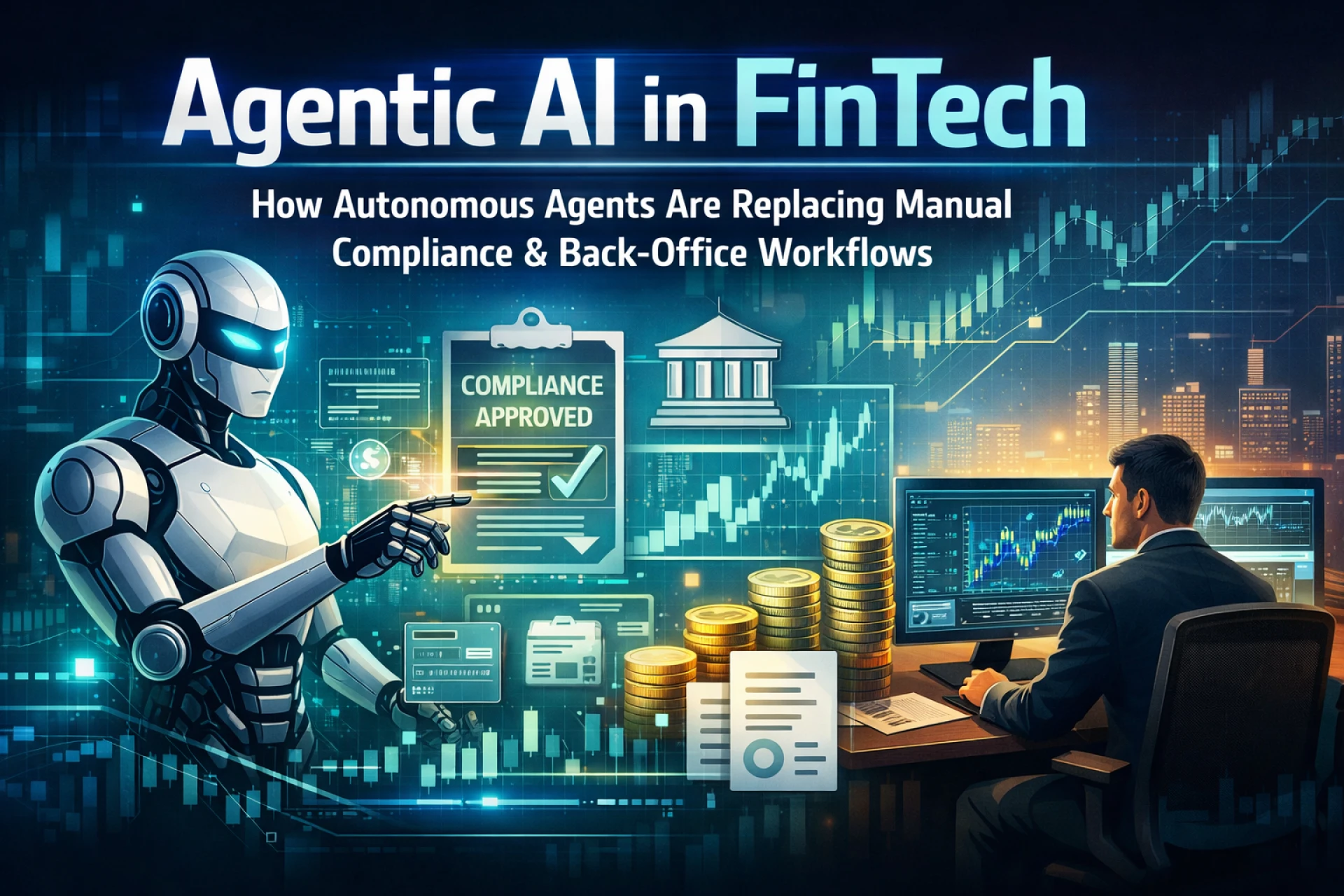 Agentic AI in FinTech: How Autonomous Agents Are Replacing Manual Compliance & Back-Office Workflows