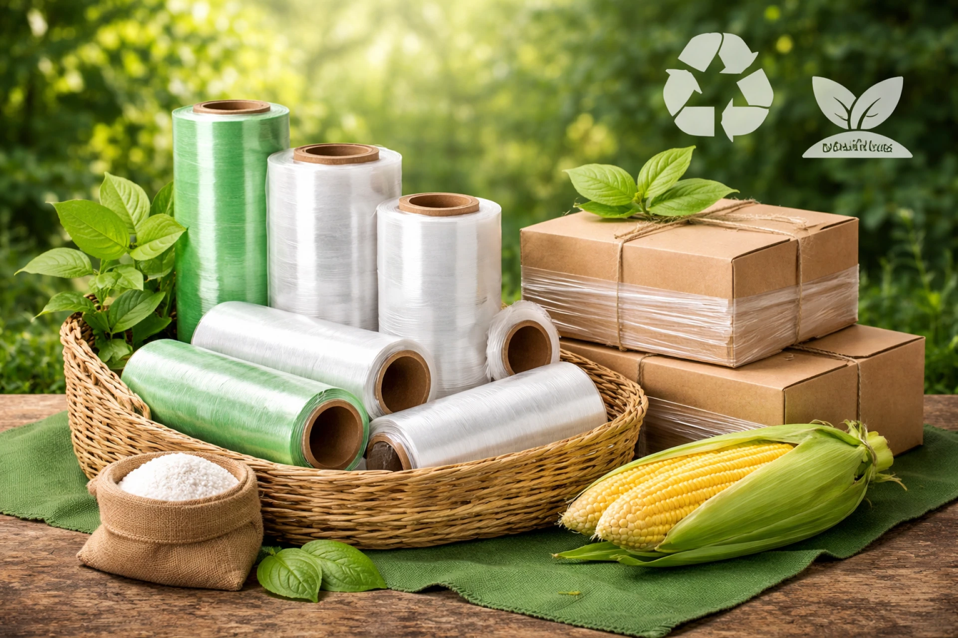 Hersteller biologisch abbaubarer Stretchfolien: Die Zukunft nachhaltiger Verpackung