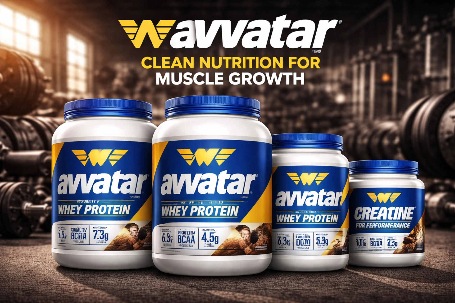 Avvatar Supplements for Muscle Growth, Strength, and Daily Performance