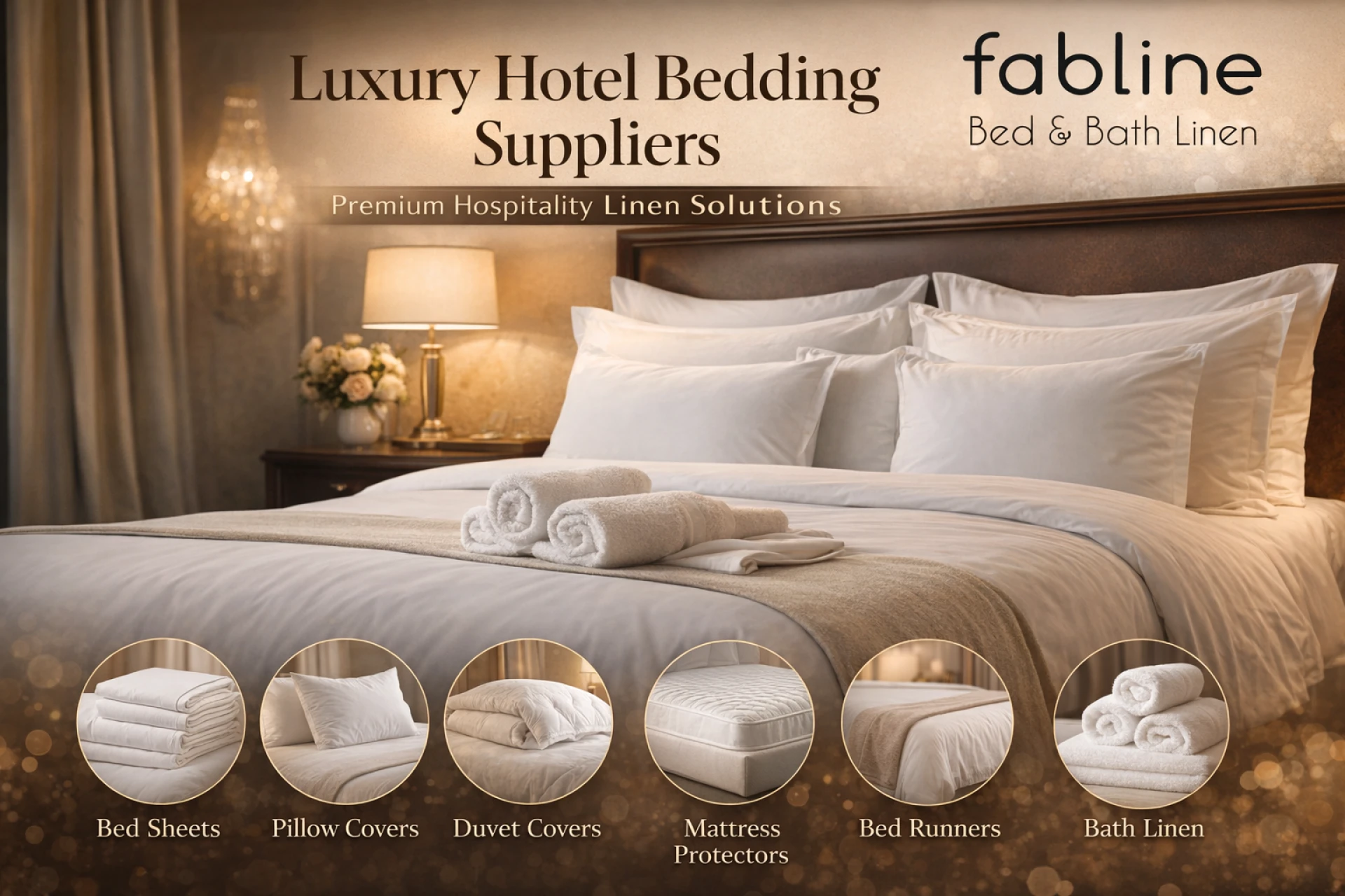 Luxury Hotel Bedding Suppliers – Premium Hospitality Linen Solutions by Fabline