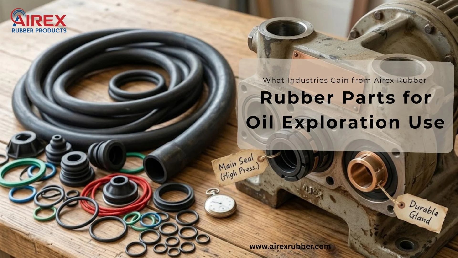 What Industries Gain from Airex Rubber Rubber Parts for Oil Exploration Use