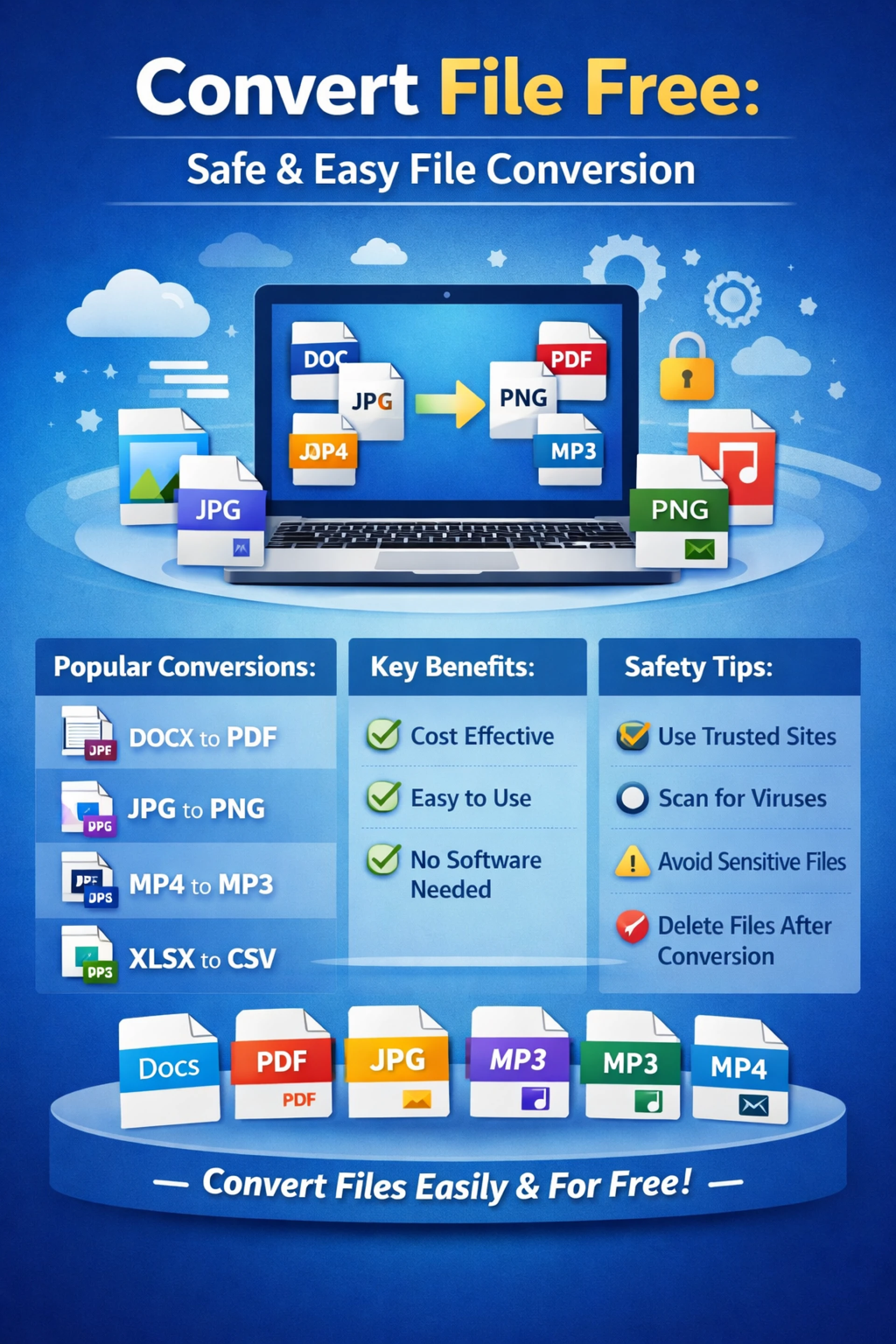 Convert File Free: A Complete Guide to Safe and Easy File Conversion