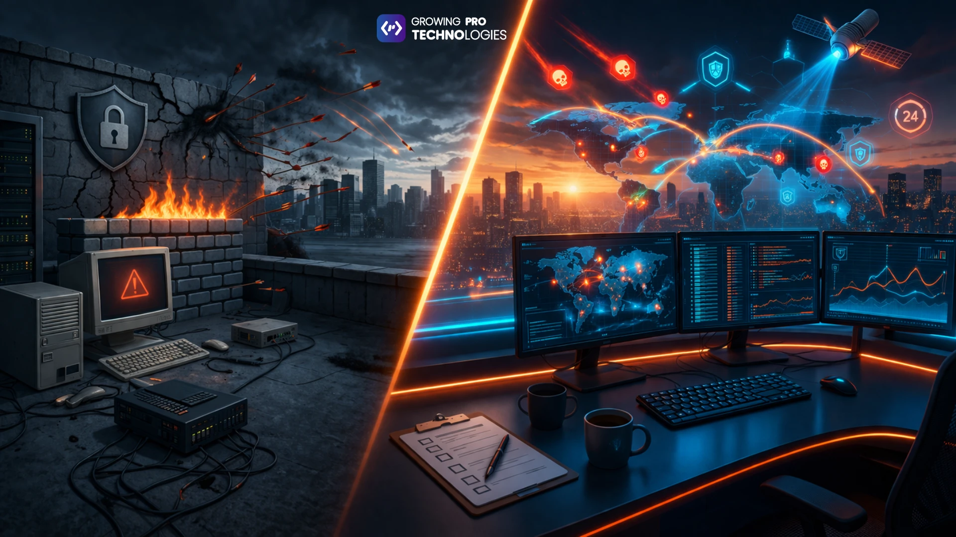 24/7 SOC Services vs Traditional Security: What’s the Difference?