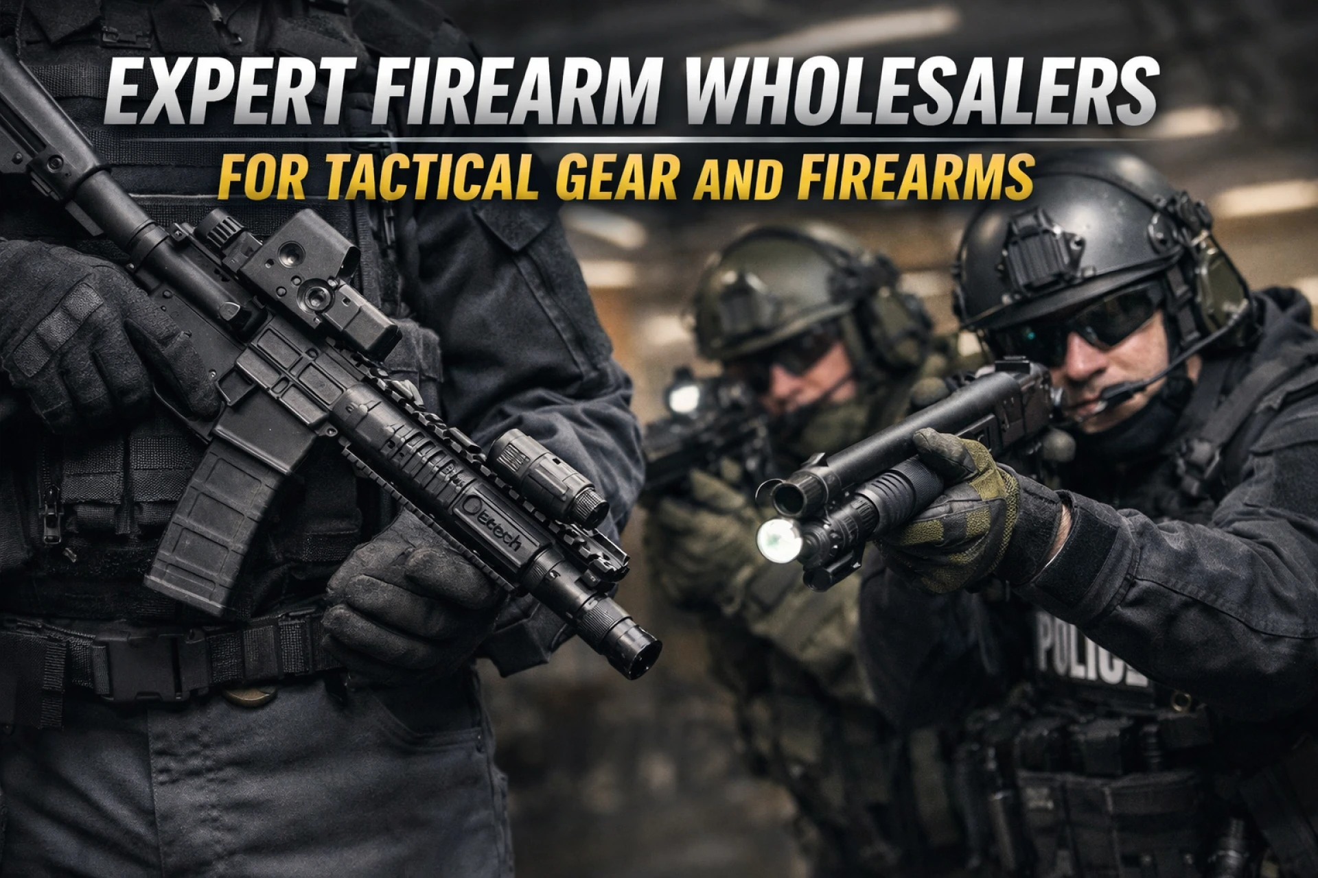 Expert Firearm Wholesalers for Tactical Gear and Firearms